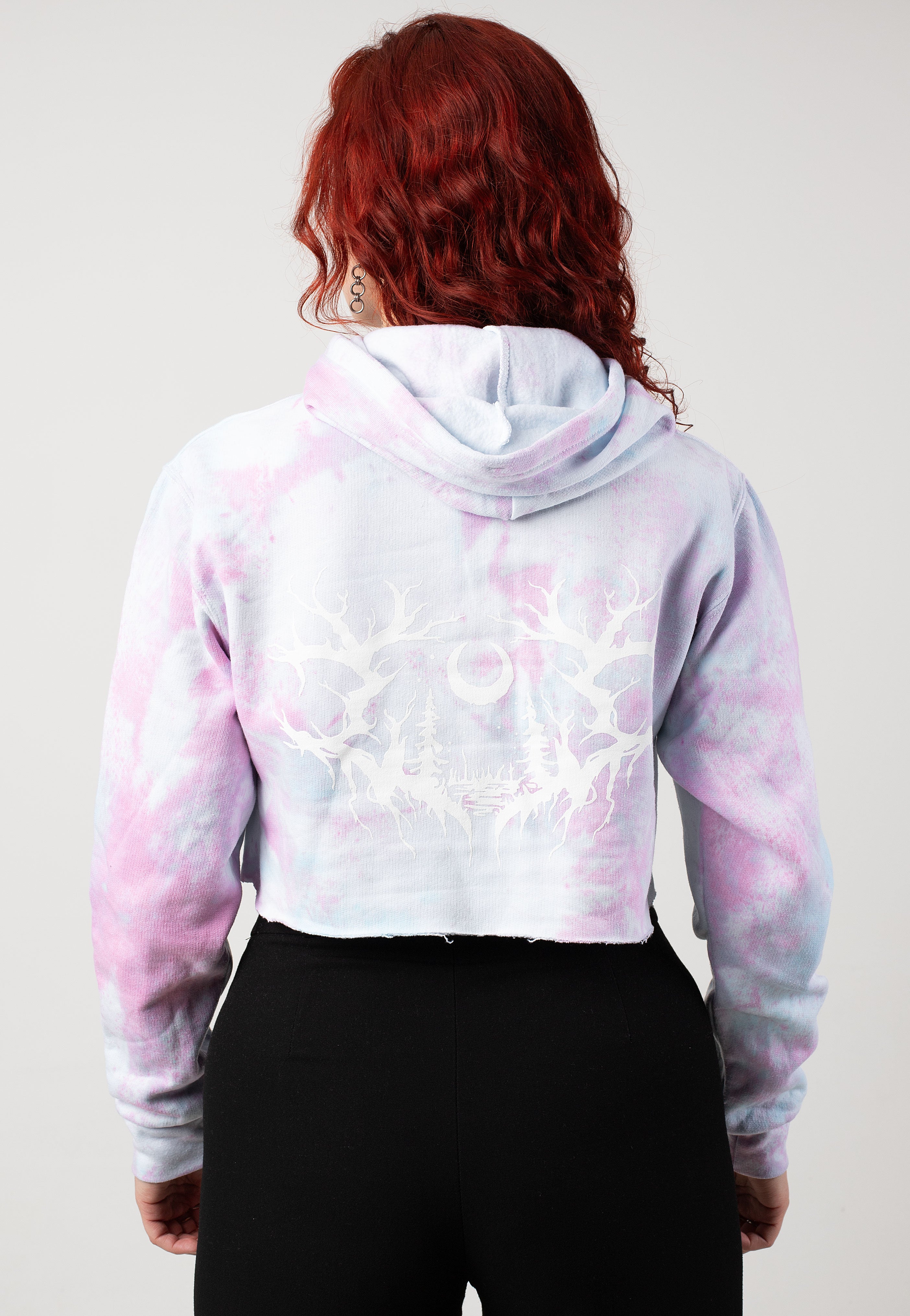 Lorna Shore - Logo Tie Dy Crop - Hoodie | Nuclear Blast