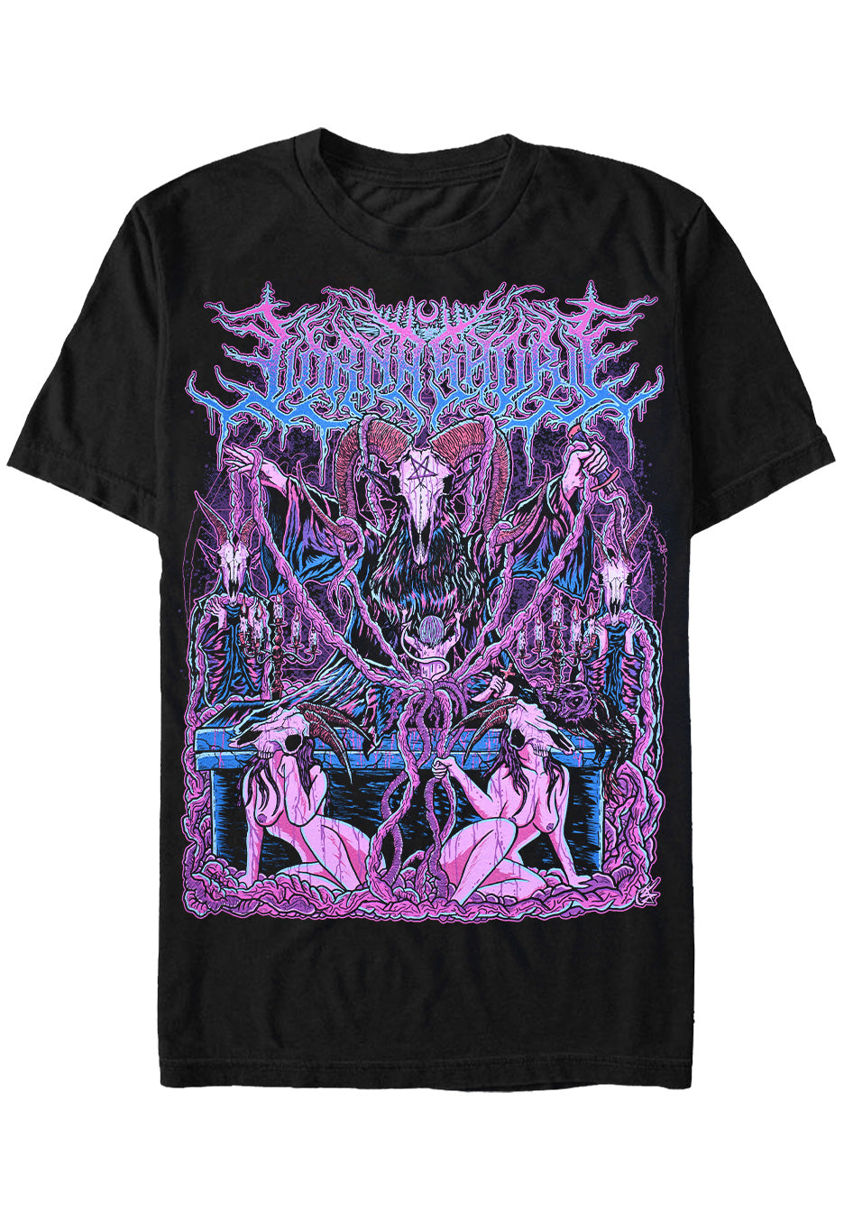 Lorna Shore - Pink Goat - T-Shirt | Neutral-Image