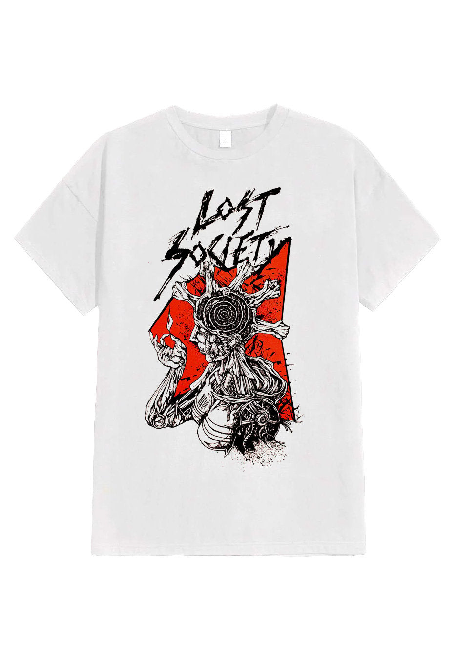 Lost Society - Fists White - T-Shirt