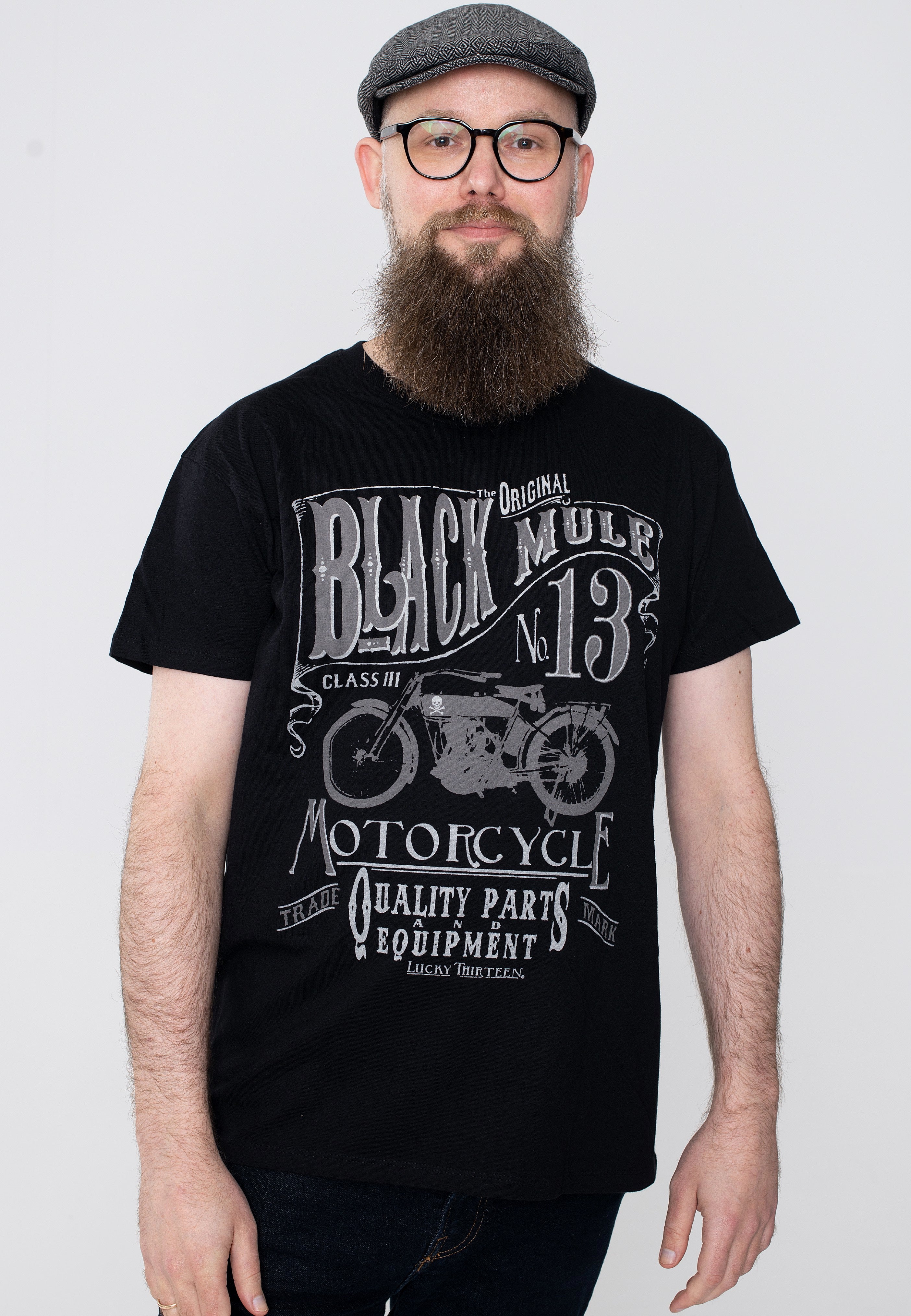 Lucky 13 - Black Mule Black - T-Shirt