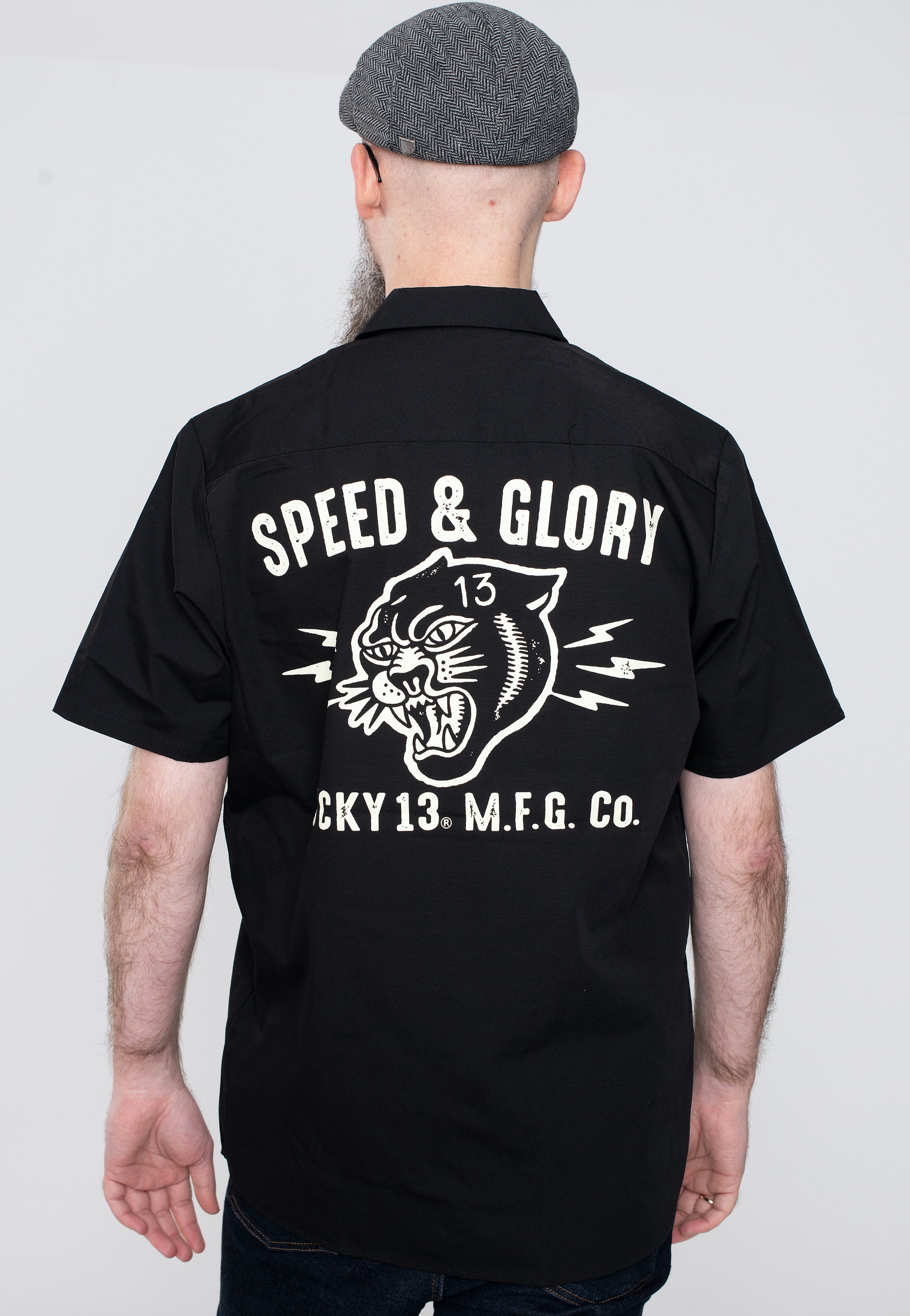 Lucky 13 - Speed And Glory Work Black - Shirt