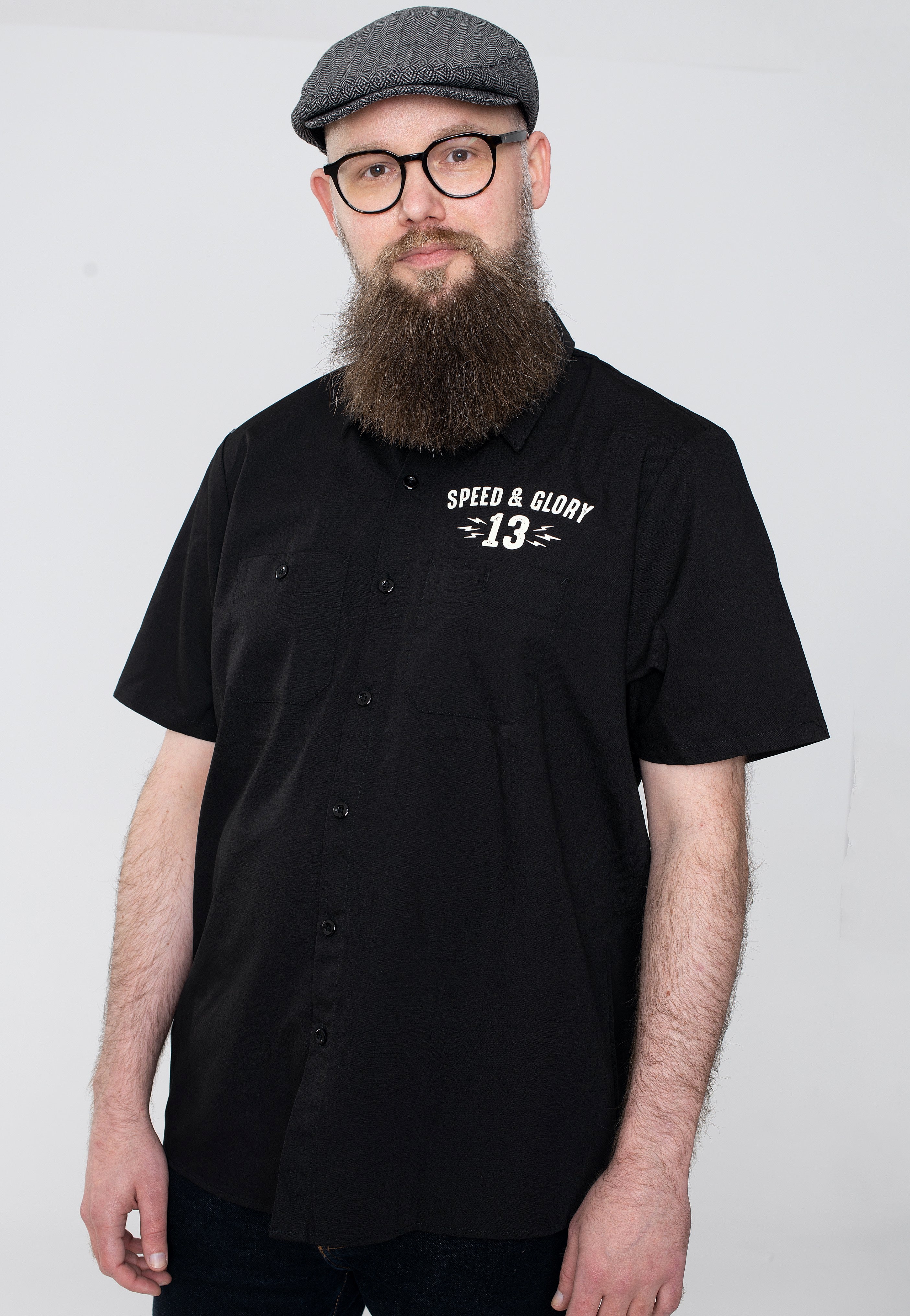 Lucky 13 - Speed And Glory Work Black - Shirt