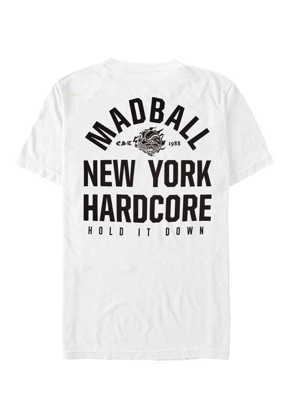 Madball - Ball NY White - T-Shirt | Nuclear Blast