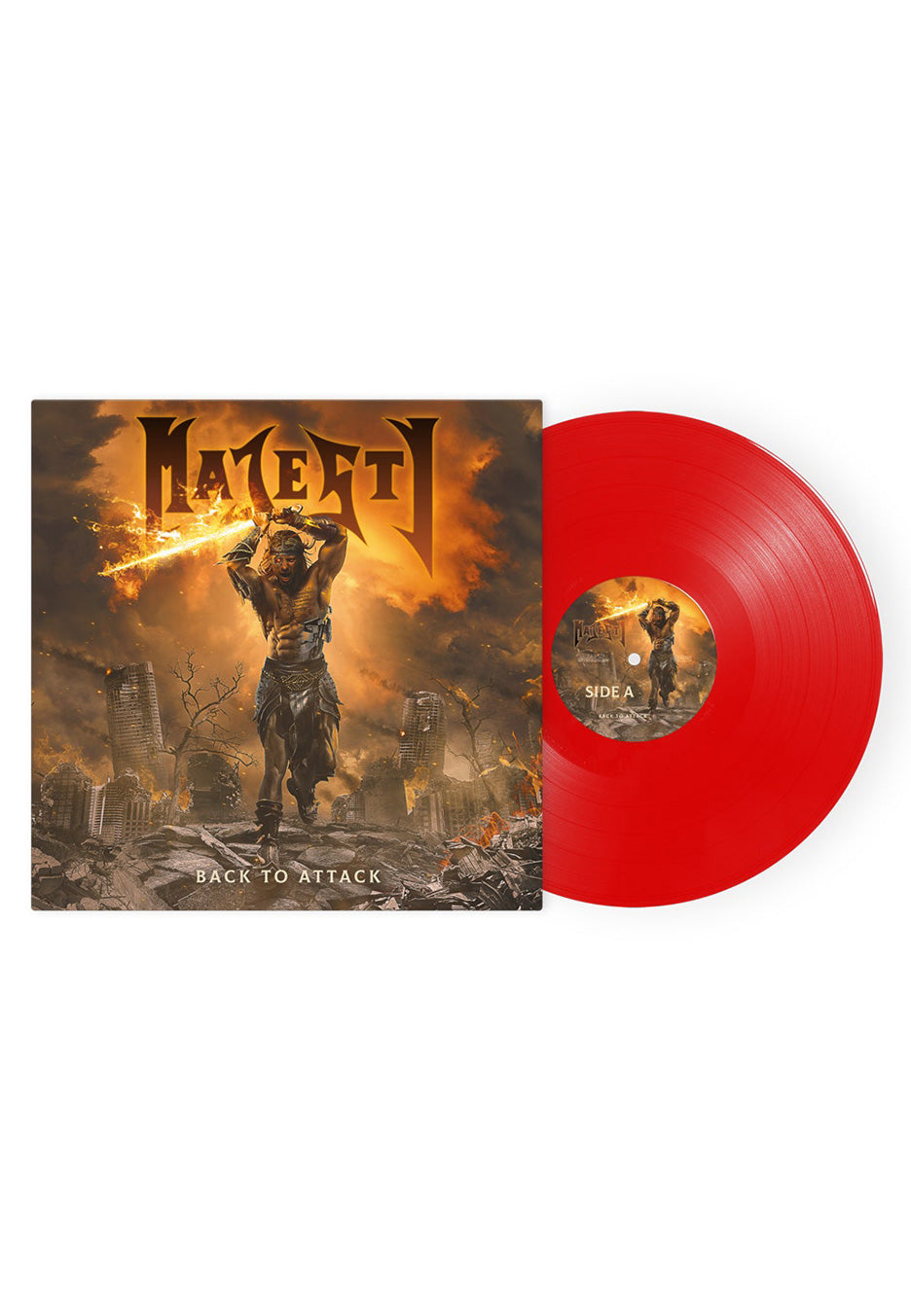 Majesty - Back To Attack Red - Colored Vinyl