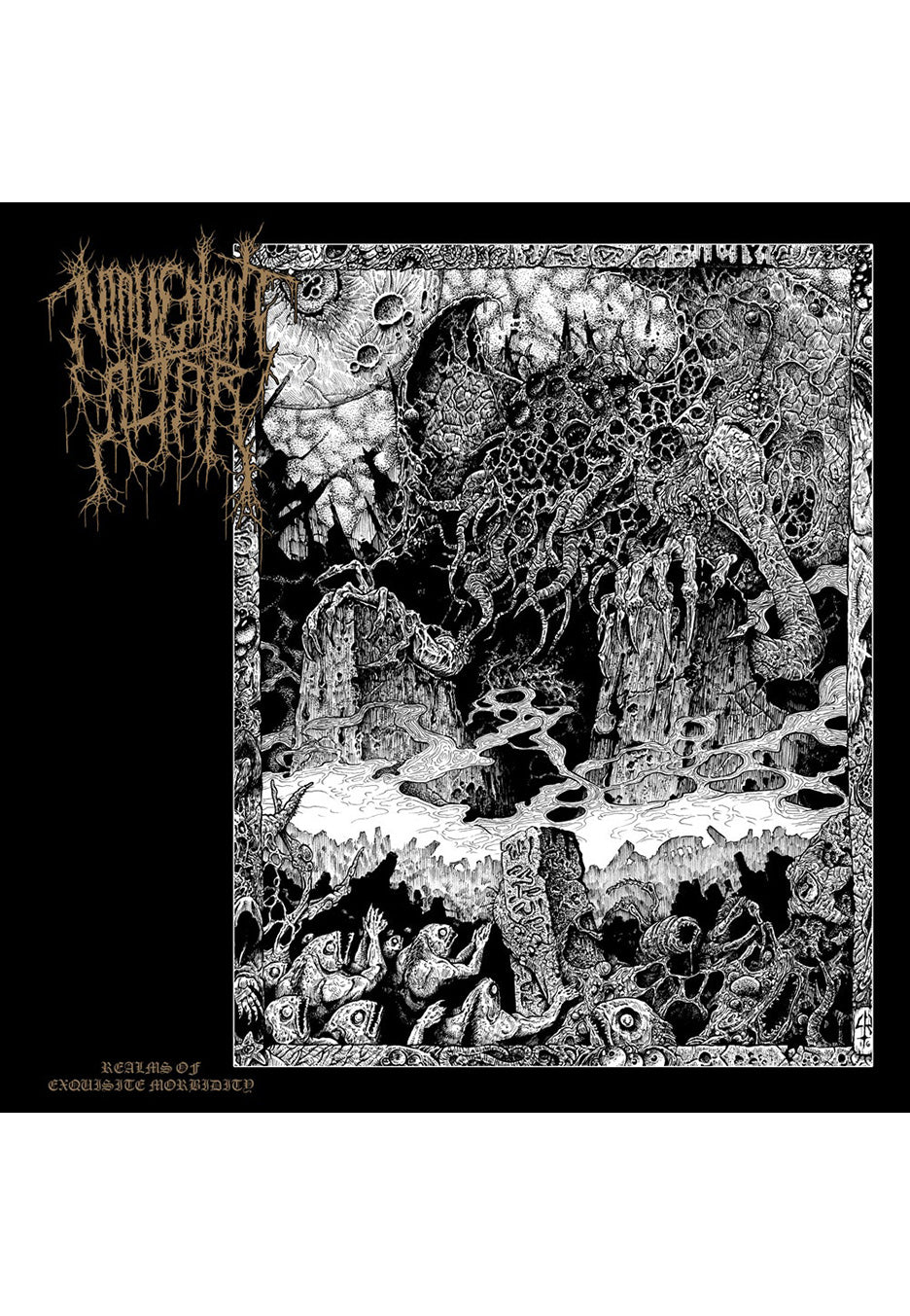 Malignant Altar - Realms Of Exquisite Morbidity Clear Silver - Colored Vinyl