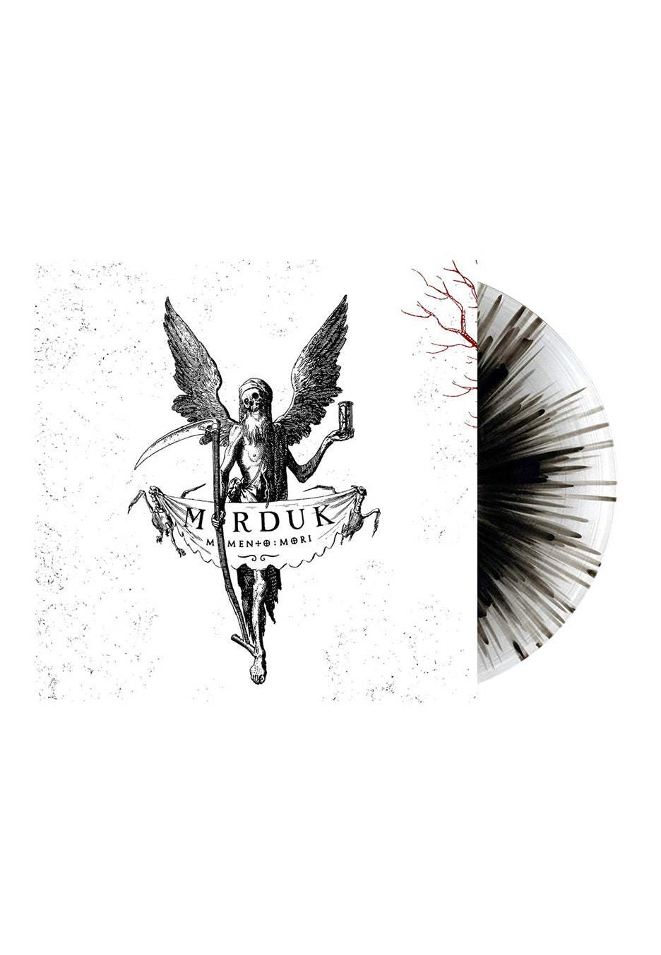 Marduk - Memento Mori Ultra Clear Black - Splattered Vinyl