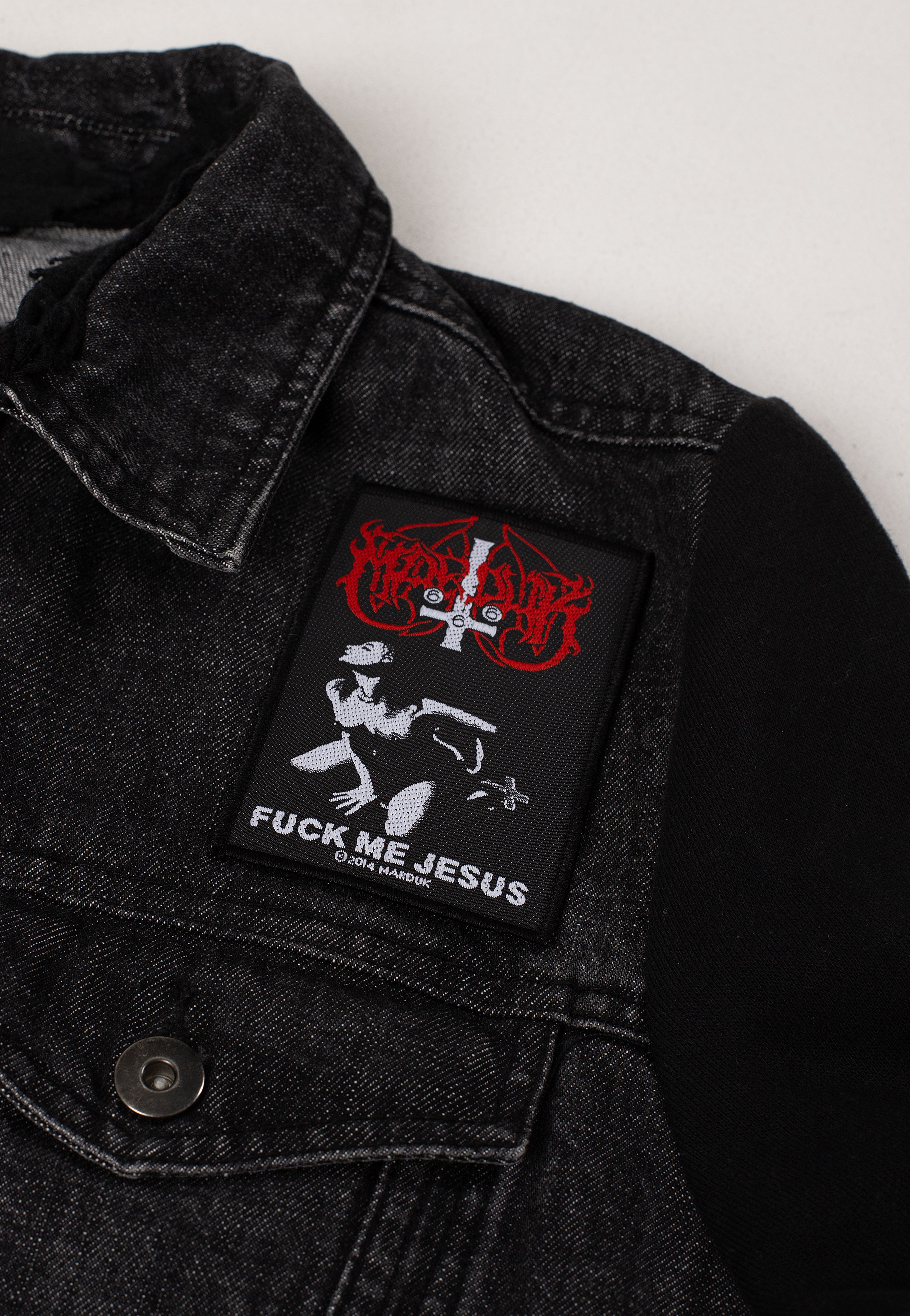 Marduk - Fuck Me Jesus - Patch | Neutral-Image