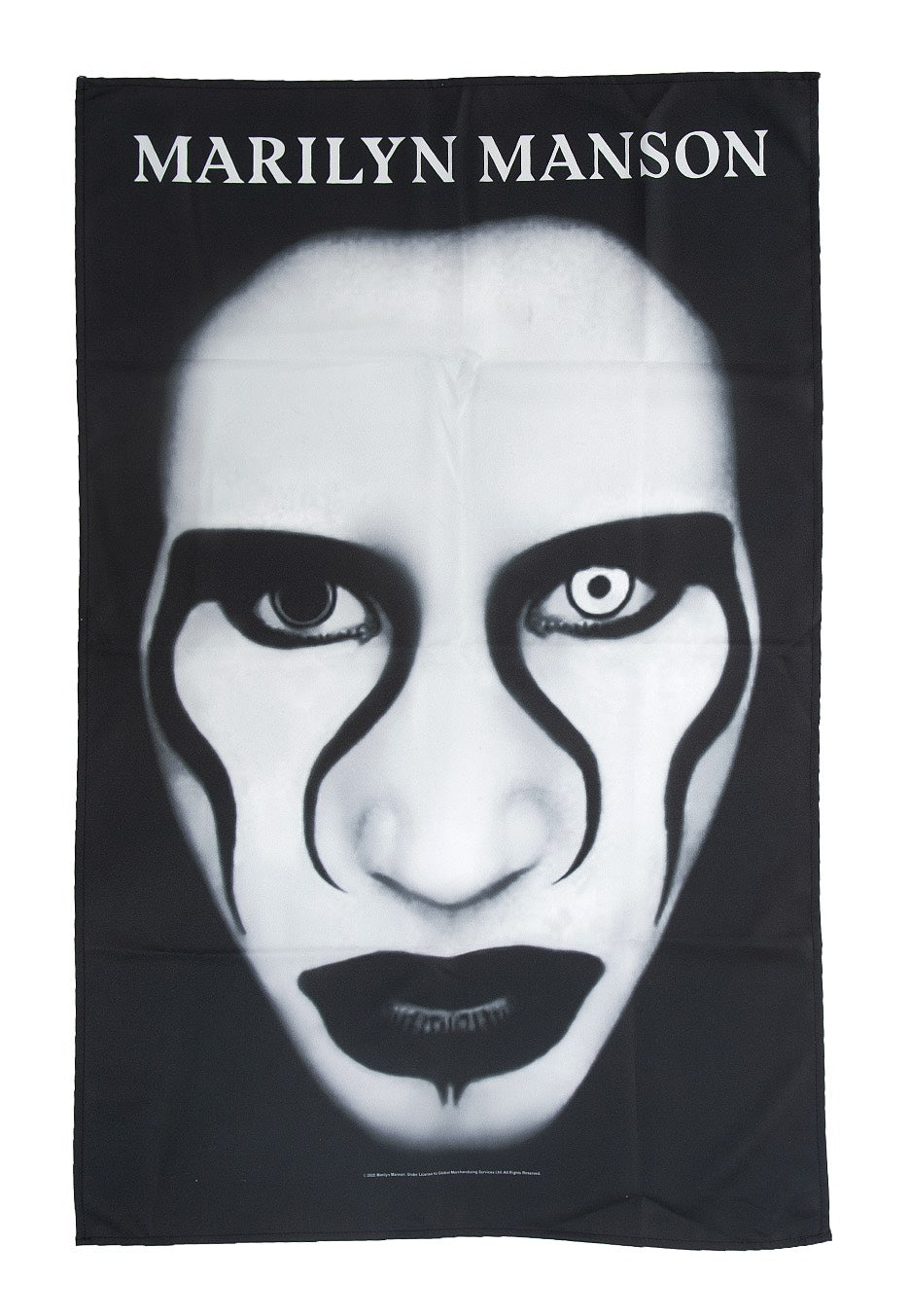 Marilyn Manson - Defiant Face - Flag | Neutral-Image