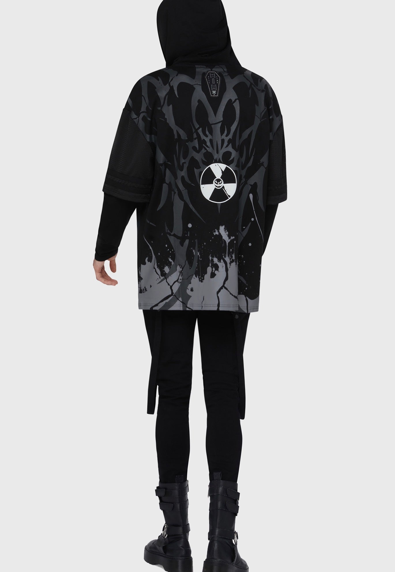 Killstar x Motionless In White - Masked For Death Black - Hoodie | Men-Image