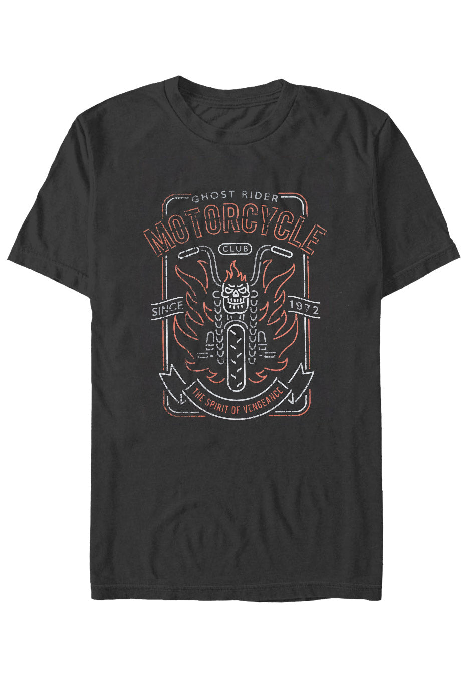 Ghost Rider - Motorcycle Club Charcoal - T-Shirt | Neutral-Image