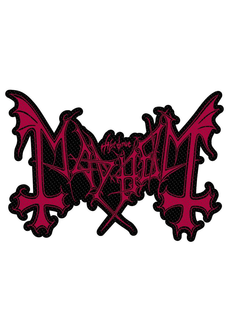 Mayhem - Logo Cut Out - Patch
