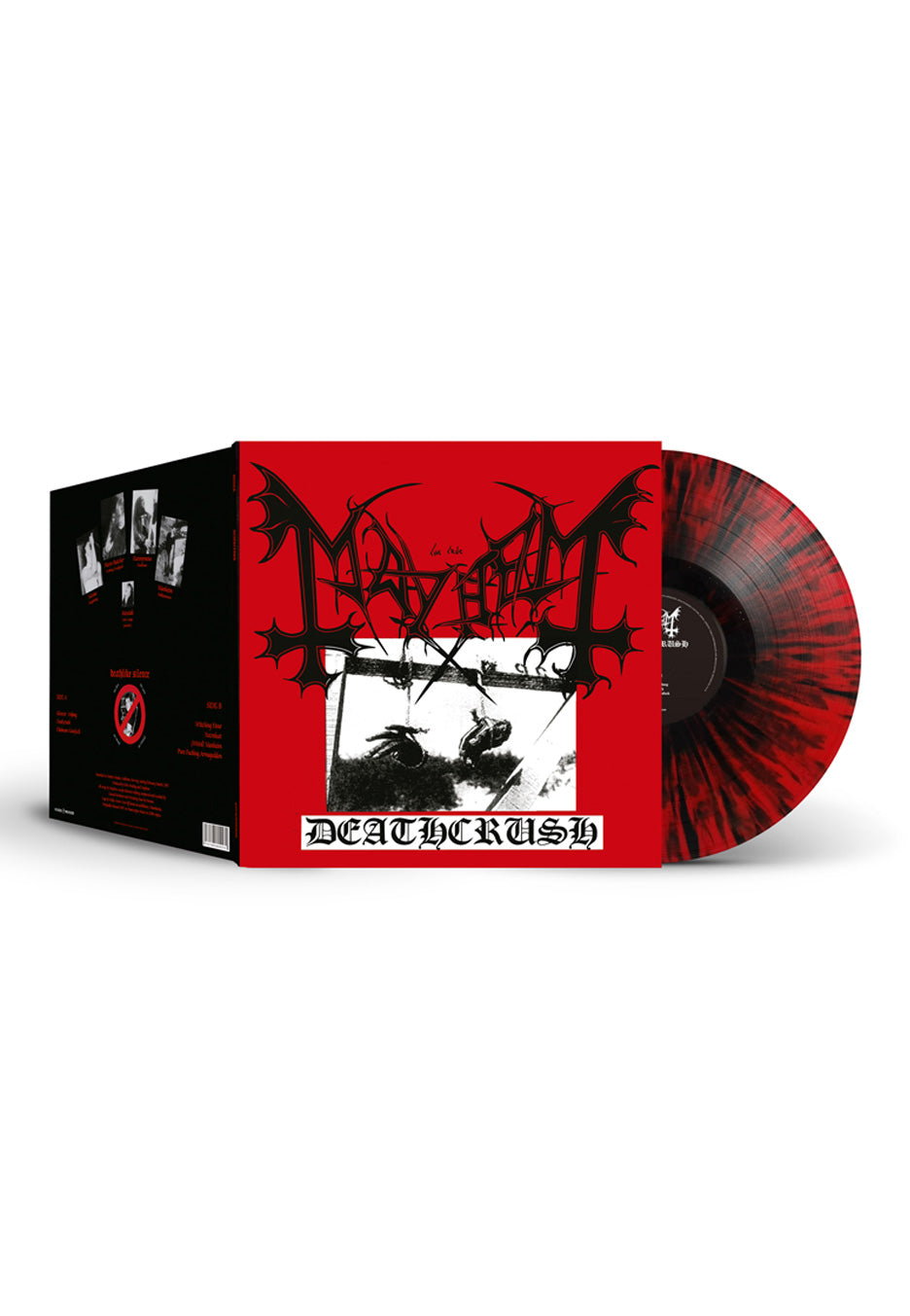 Mayhem - Deathcrush Ltd. Red/Black - Splattered Vinyl | Nuclear Blast