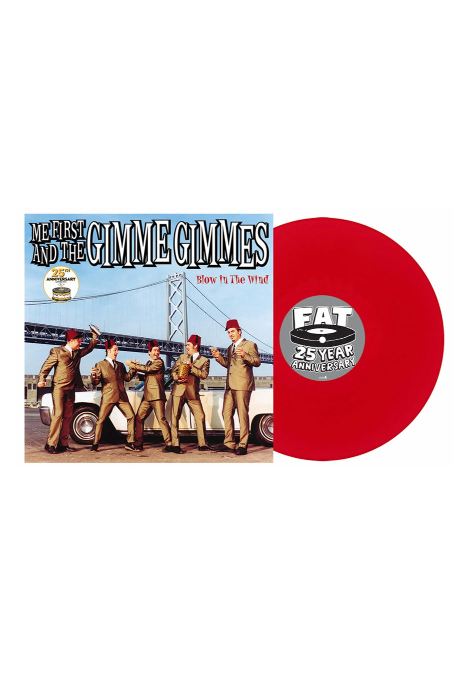 Me First And The Gimme Gimmes Blow In The Wind (25th Anniversary) Ltd. Apple Red Colored Vinyl