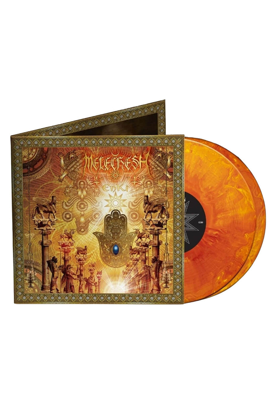 Melechesh - Enki Ltd. Orange/Yellow - Marbled 2 Vinyl | Neutral-Image