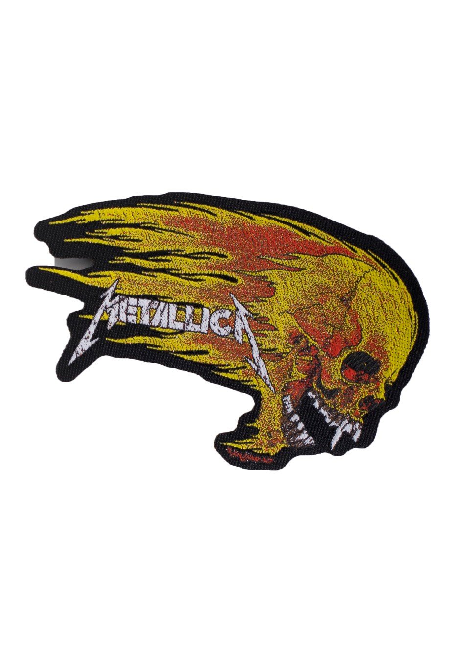 Metallica - Flaming Skull Cut Out - Patch
