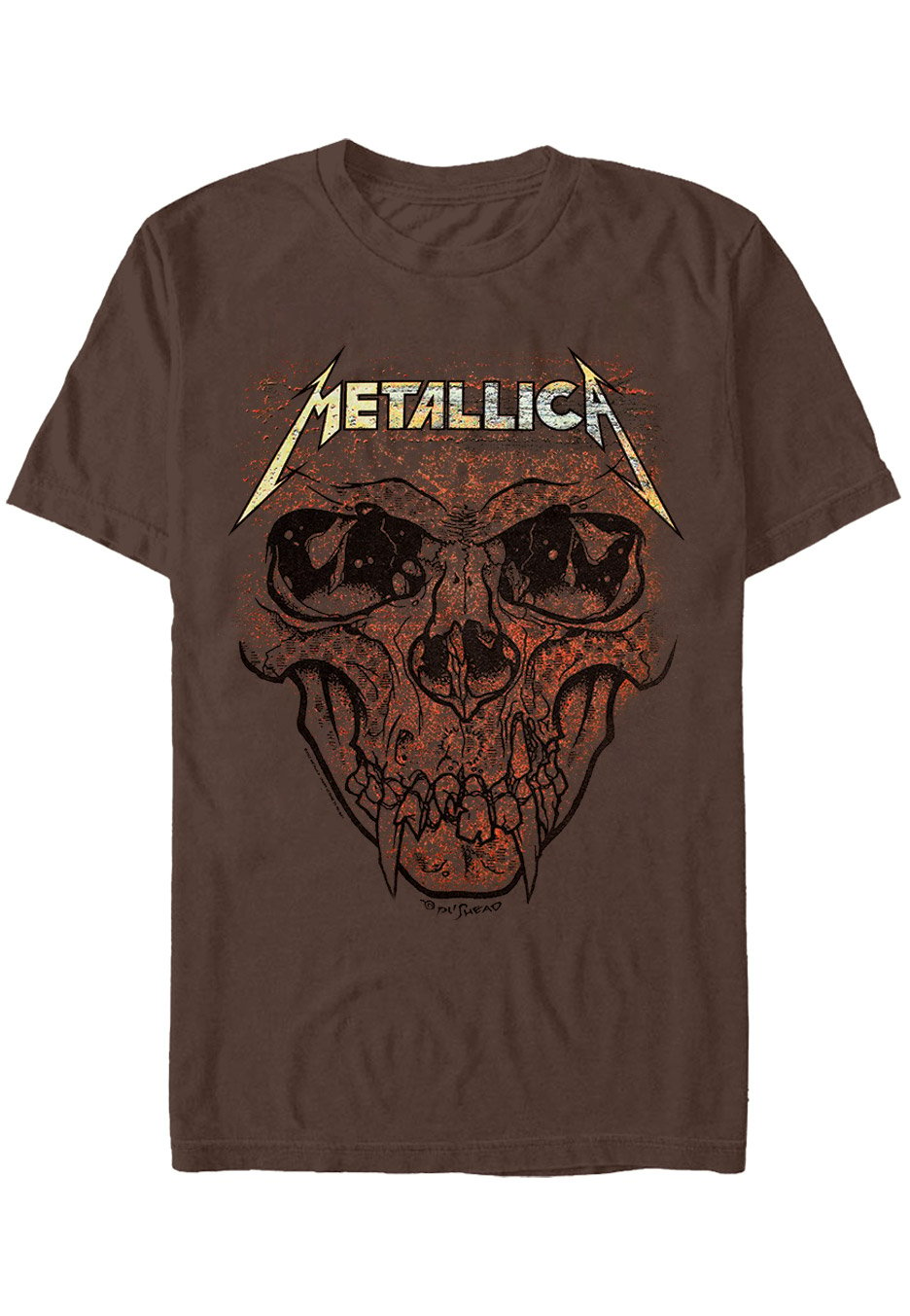 Metallica - Pushead Rusted Charcoal - T-Shirt