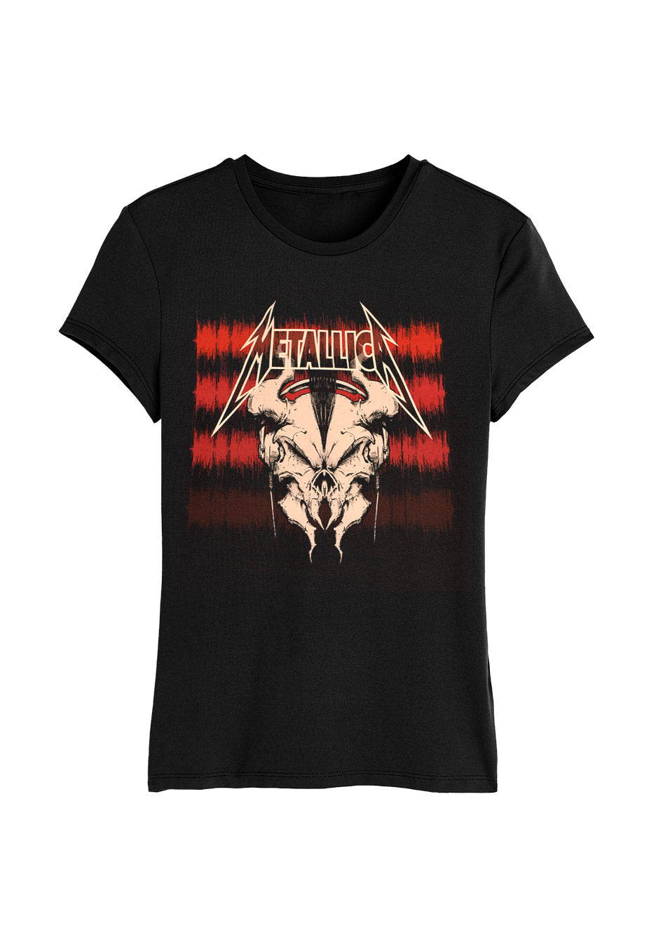 Metallica - Squindo White Skull - Girly
