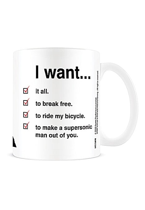 Queen - I Want Checklist - Mug