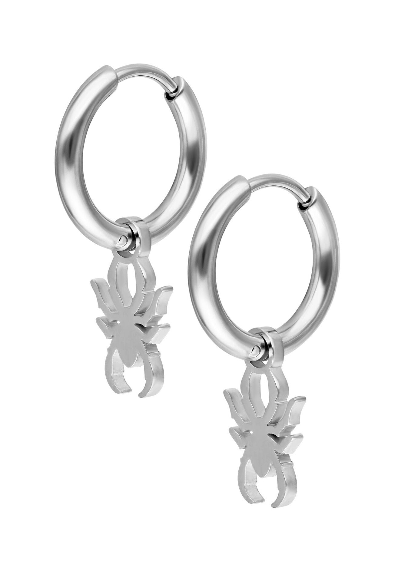 Wildcat - Mini Spider Silver - Earrings | Neutral-Image