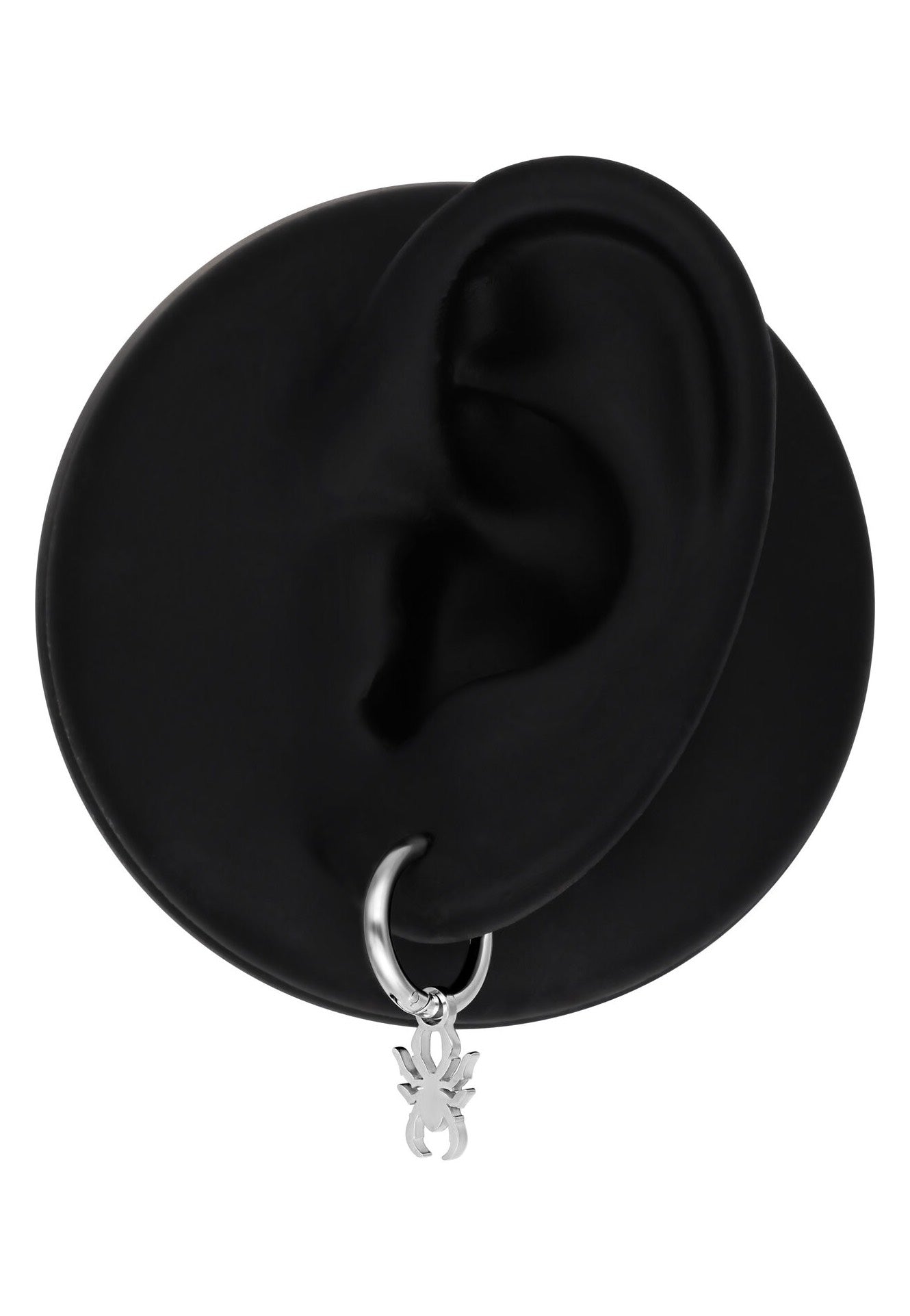 Wildcat - Mini Spider Silver - Earrings | Neutral-Image