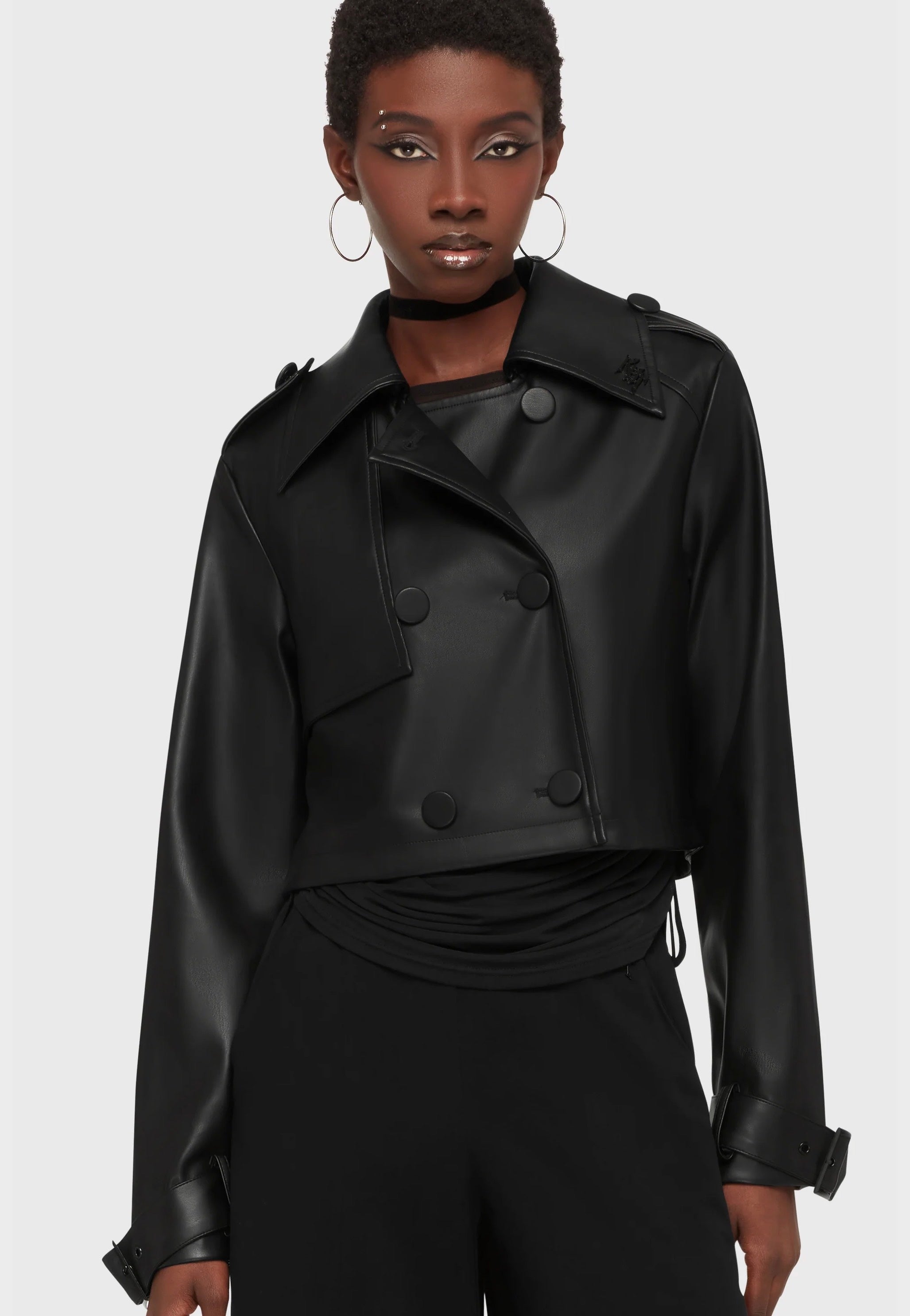 Killstar x Kihilist - Midnight Reaper Black - Jacket | Women-Image