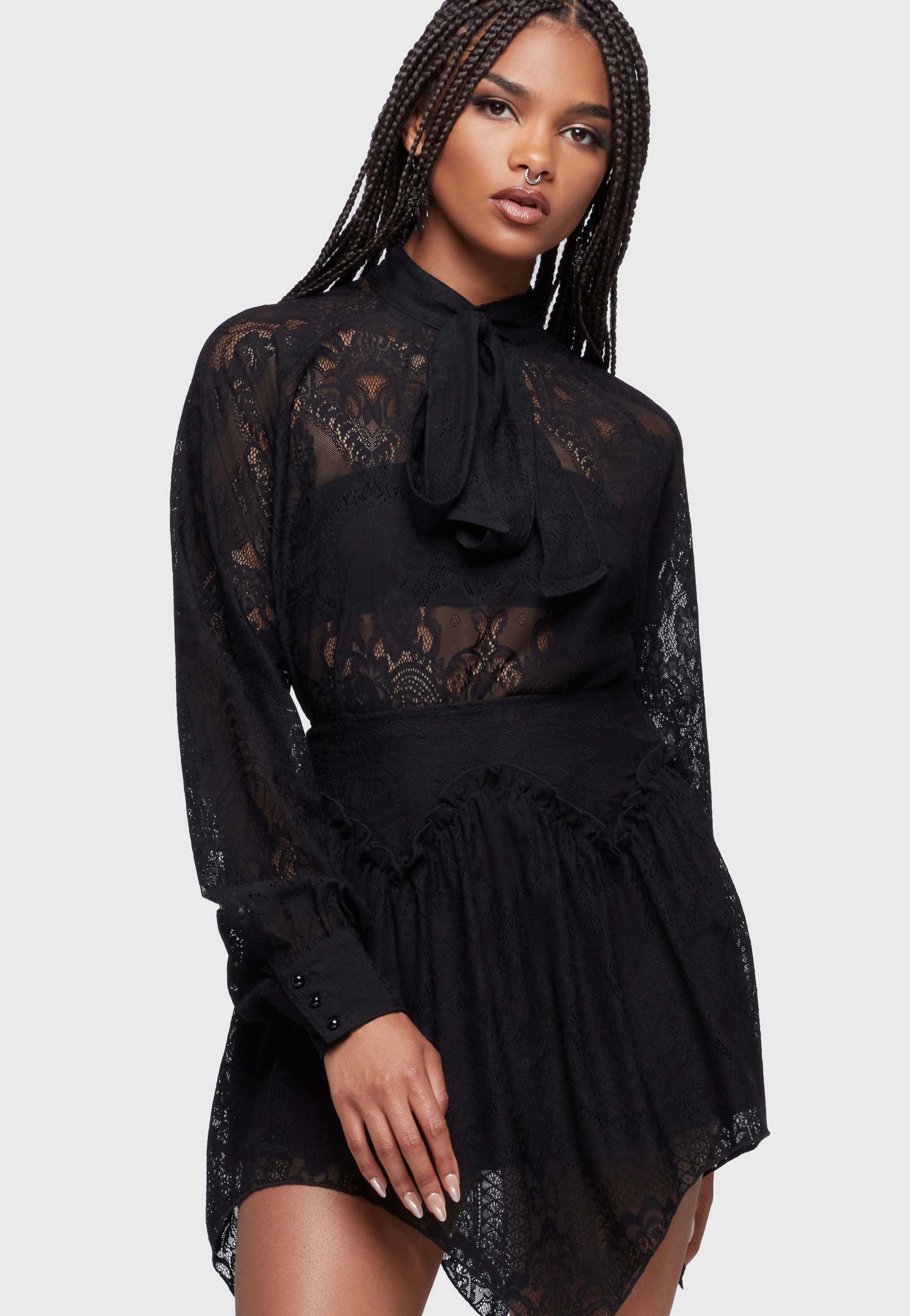 Killstar - Midnight Dance Black - Blouse | Women-Image