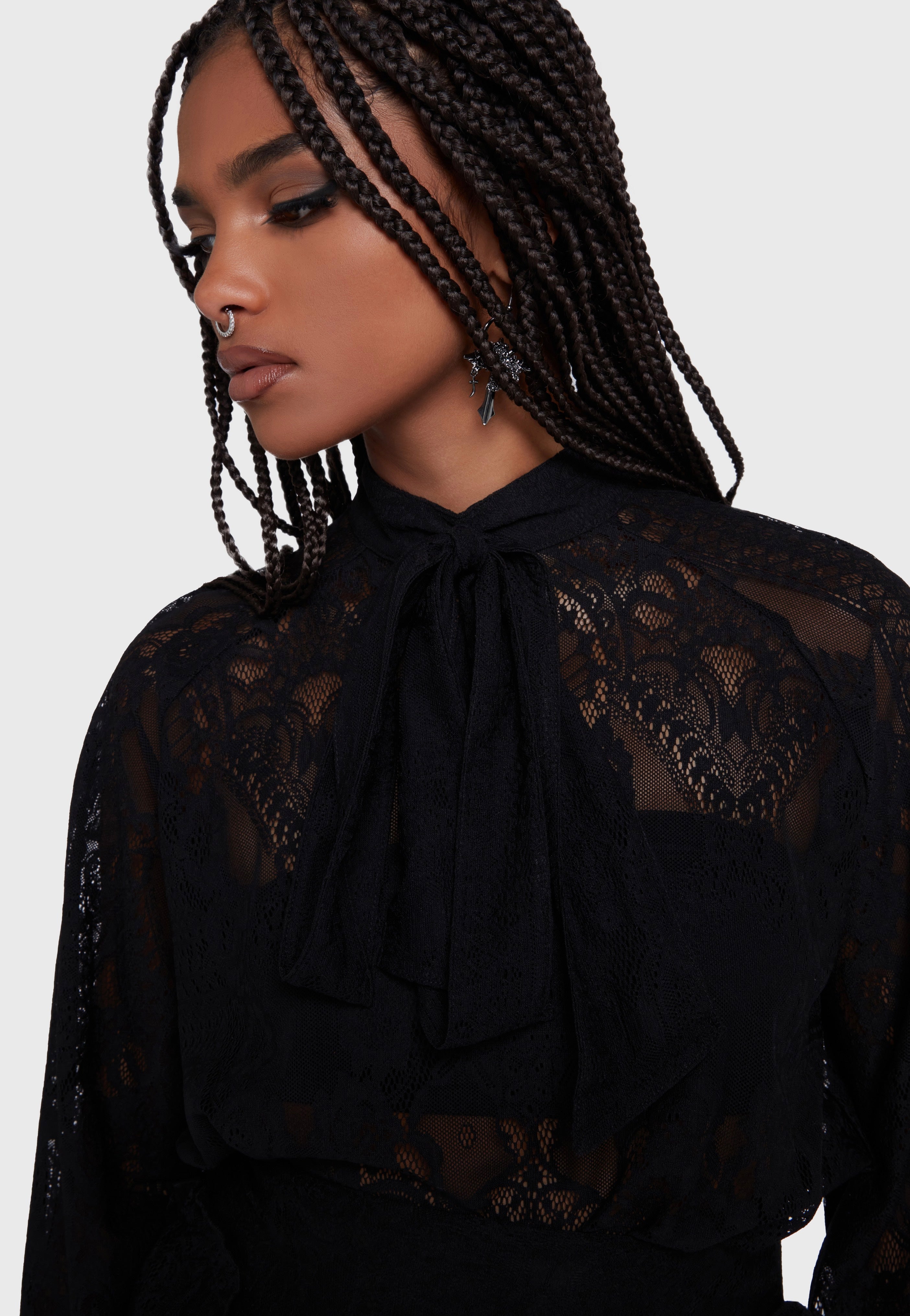 Killstar - Midnight Dance Black - Blouse | Women-Image