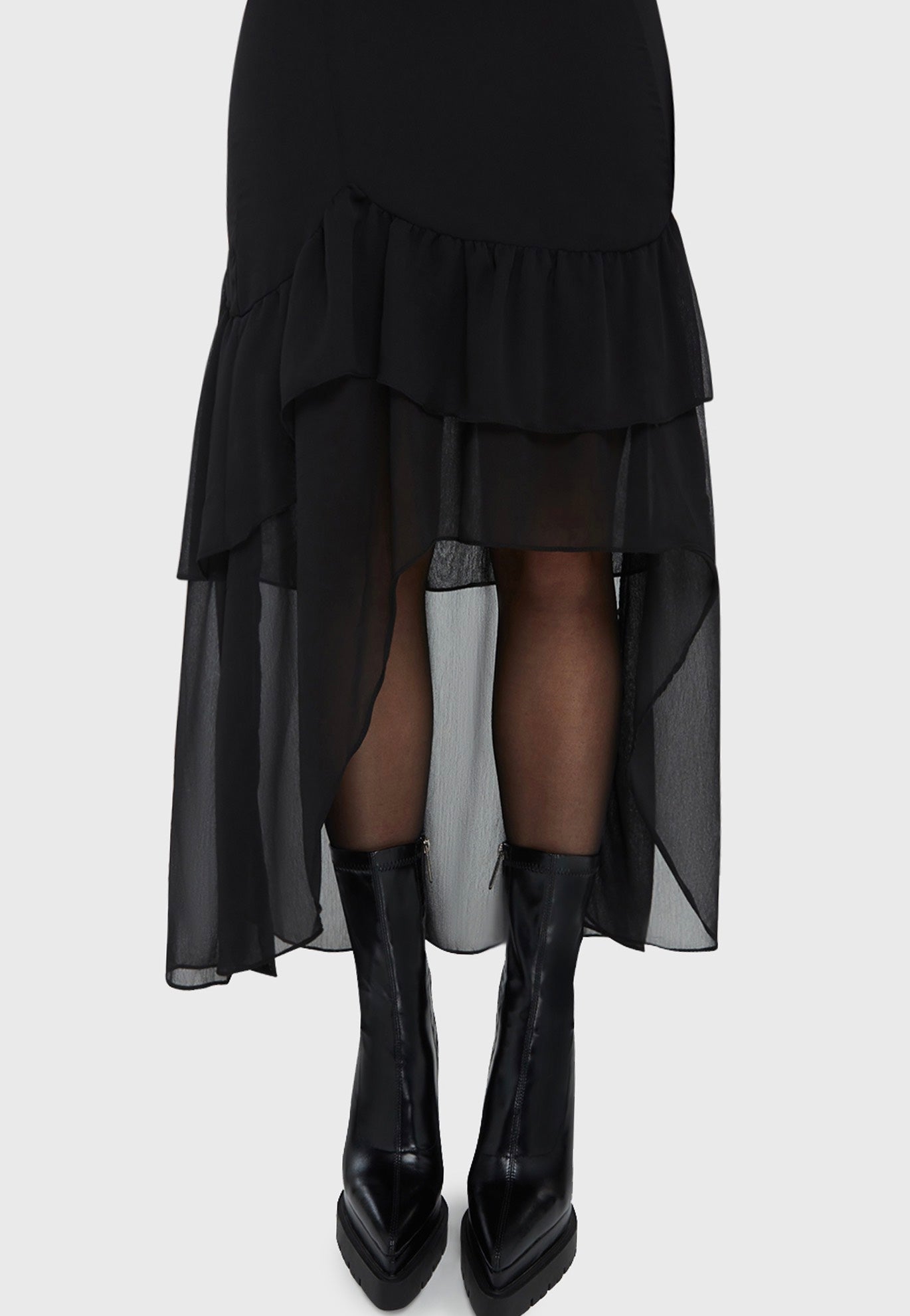 Killstar - Misty Hollow Midi Black - Dress | Women-Image