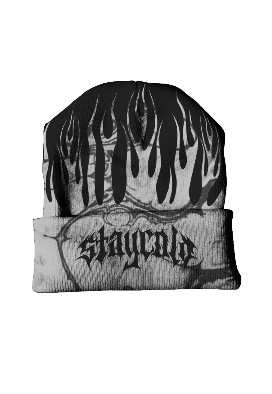 Stay Cold Apparel Blaze Knit Grey Beanie