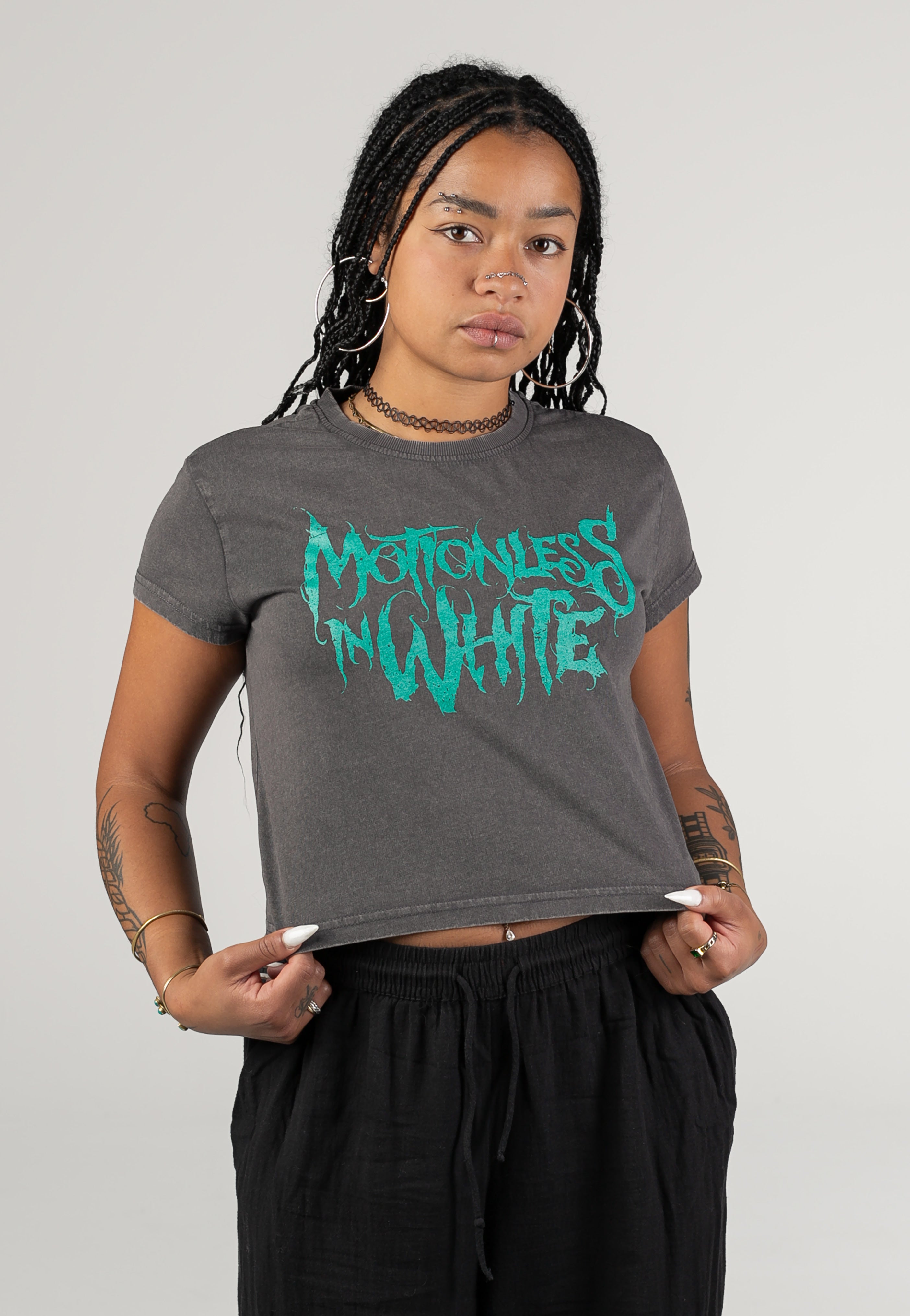 Motionless In White - Hollow Points Vintage Cropped Magnet - Girly | Women-Image