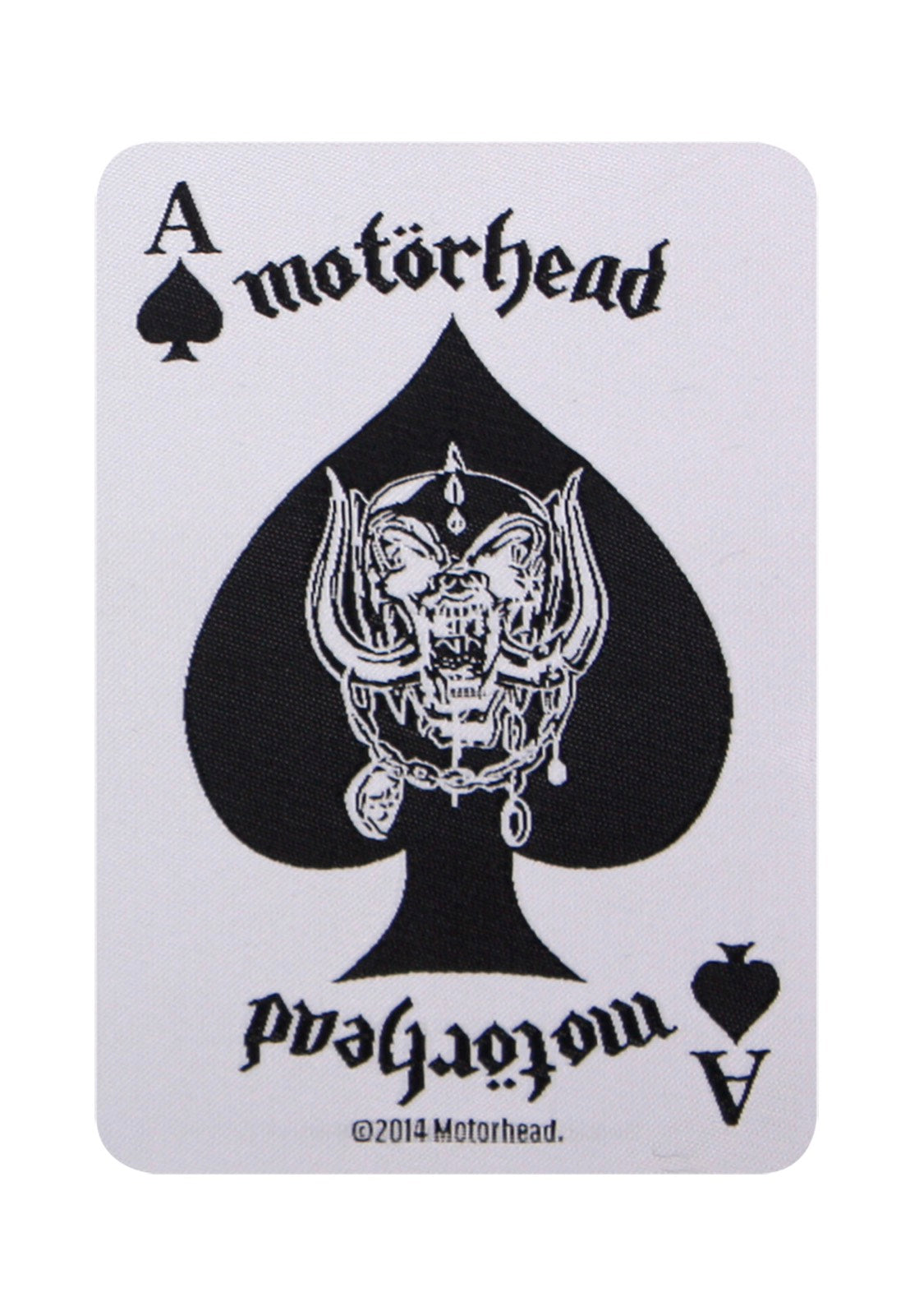 Motörhead - Ace Of Spades Card - Patch