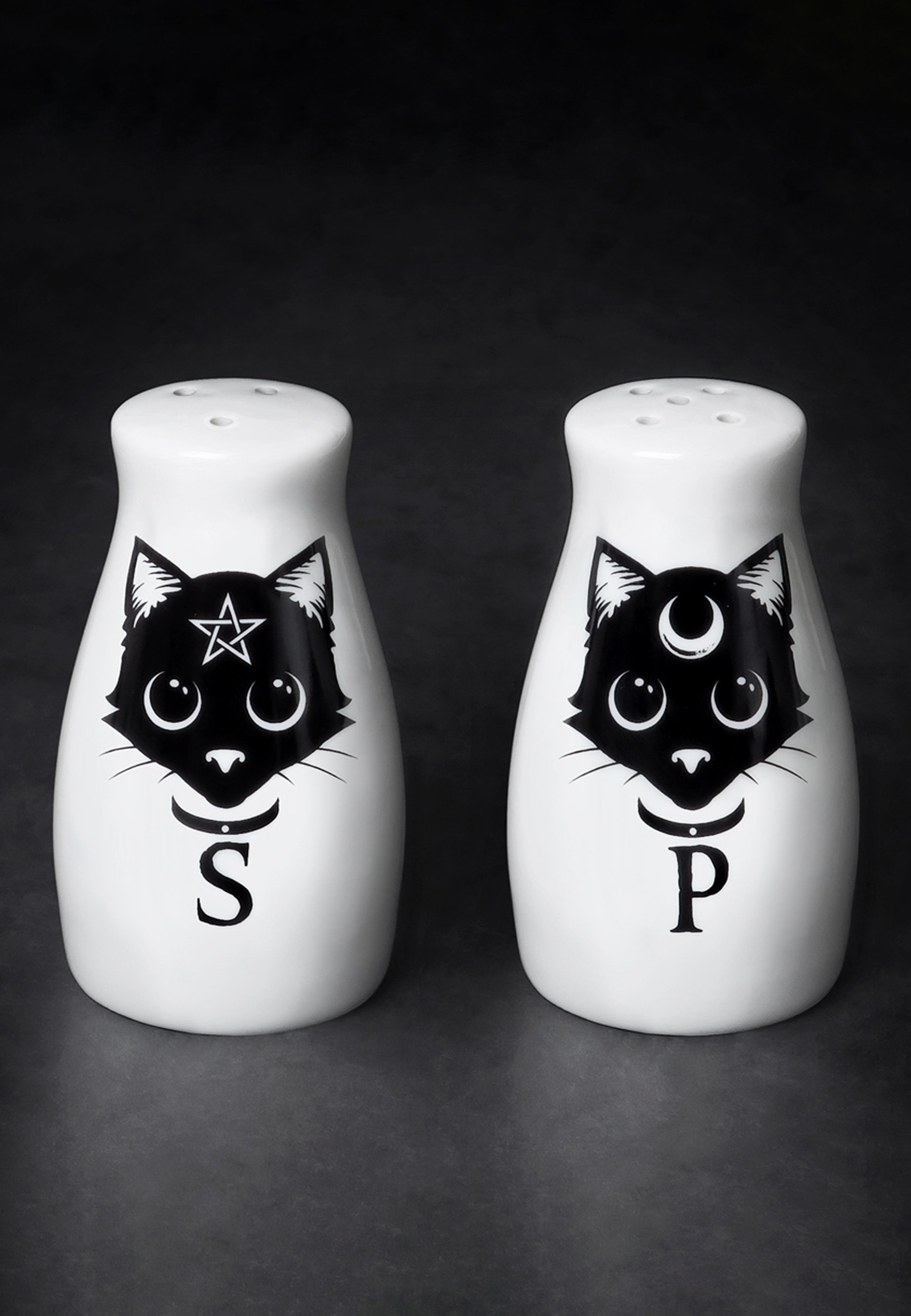 Alchemy England - Cats - Salt and Pepper Shakers