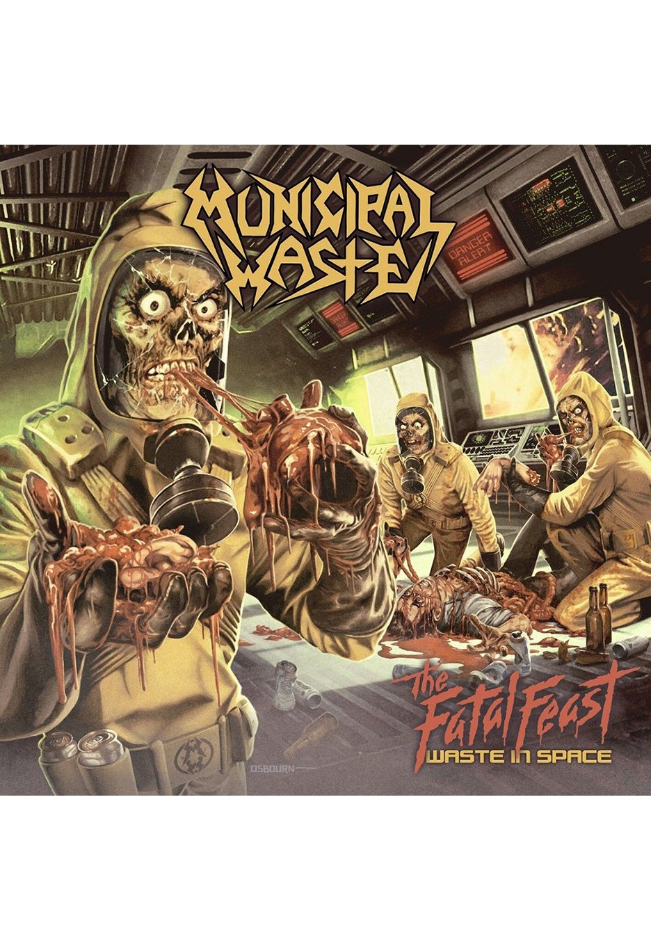 Municipal Waste - The Fatal Feast Orange - Colored MC