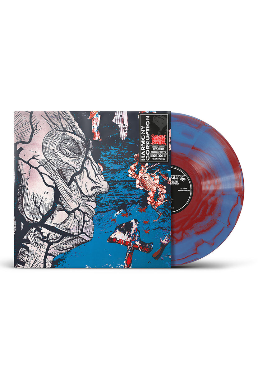 Napalm Death - Harmony Corruption Ltd. RSD Red And Blue Merge - Colore