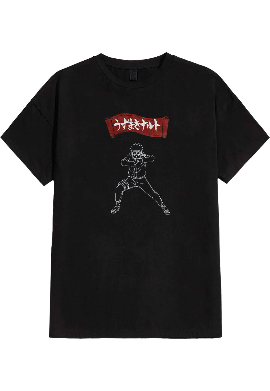 Naruto - Line Art - T-Shirt | Neutral-Image