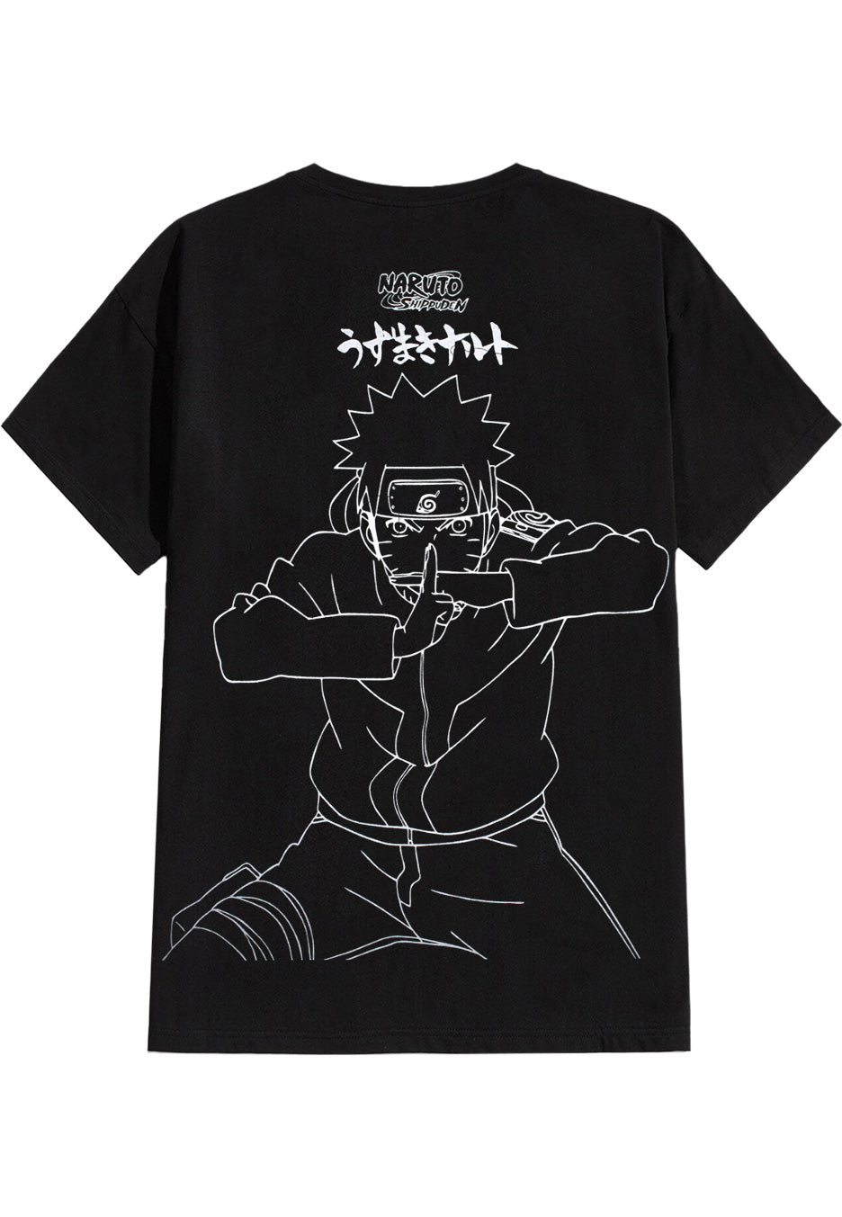 Naruto - Line Art - T-Shirt | Neutral-Image