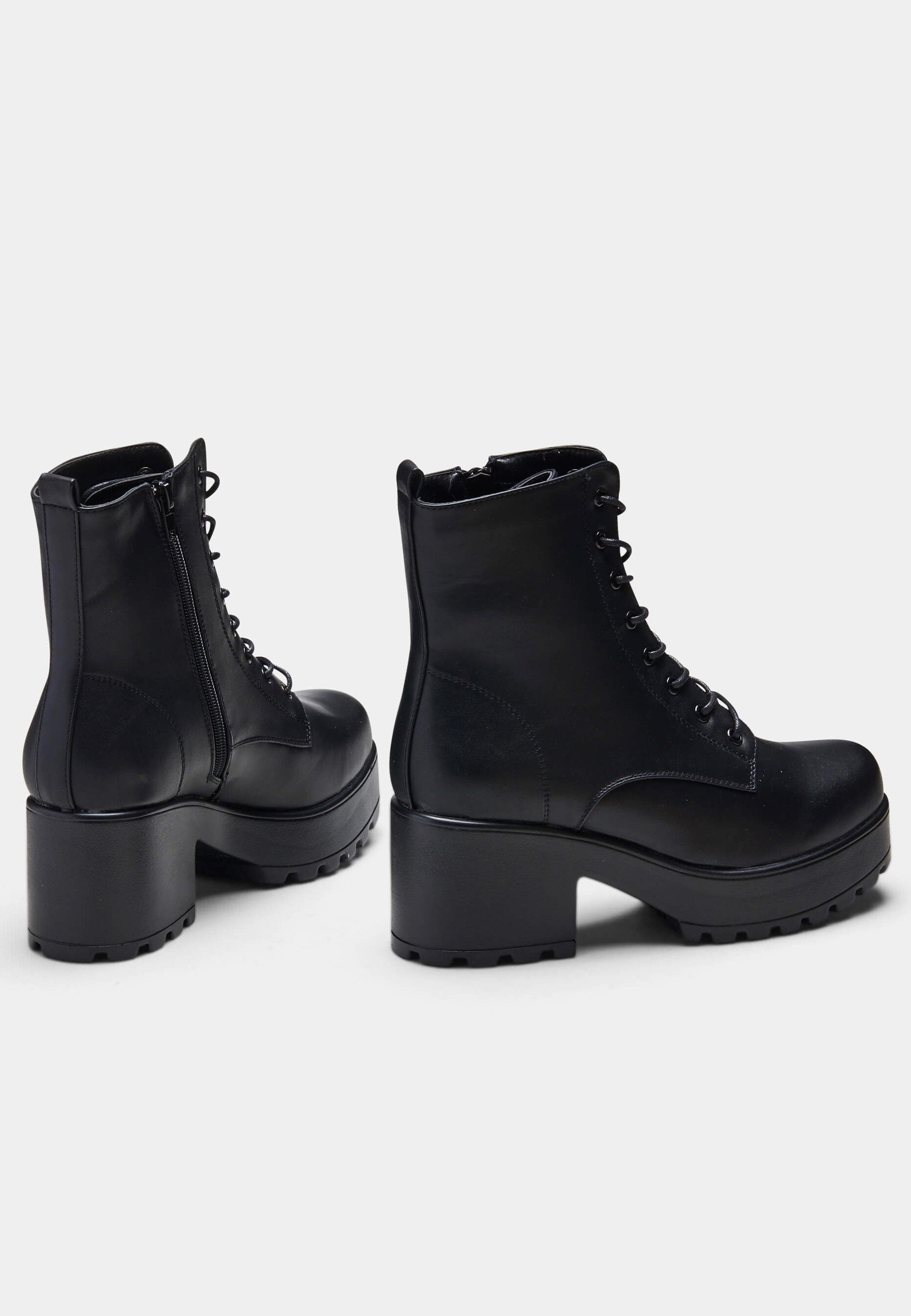 Koi Footwear - GIN Platform Military Black - Girl Shoes