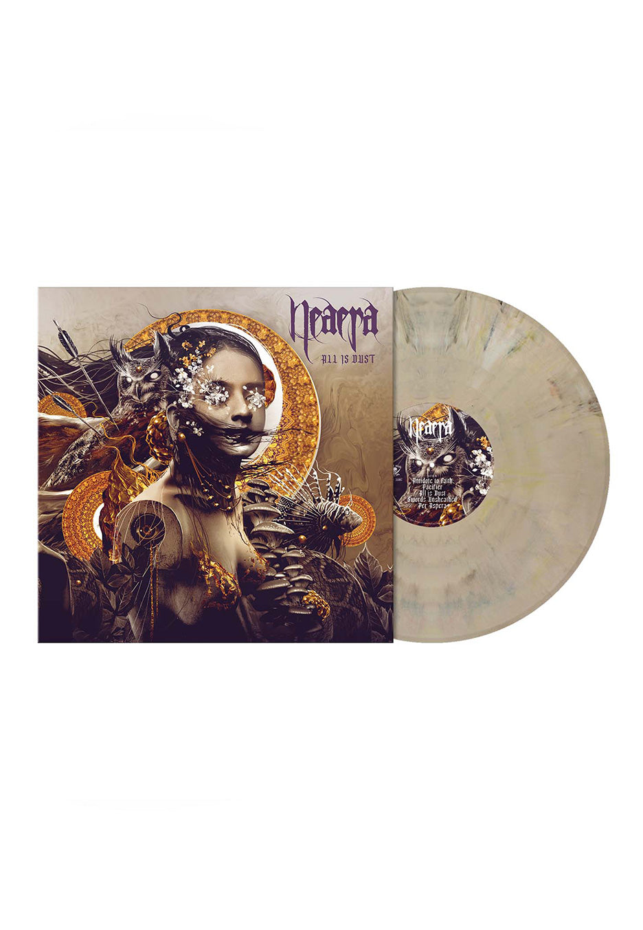 Neaera All Is Dust Ltd. Dark Vanilla Marbled Vinyl