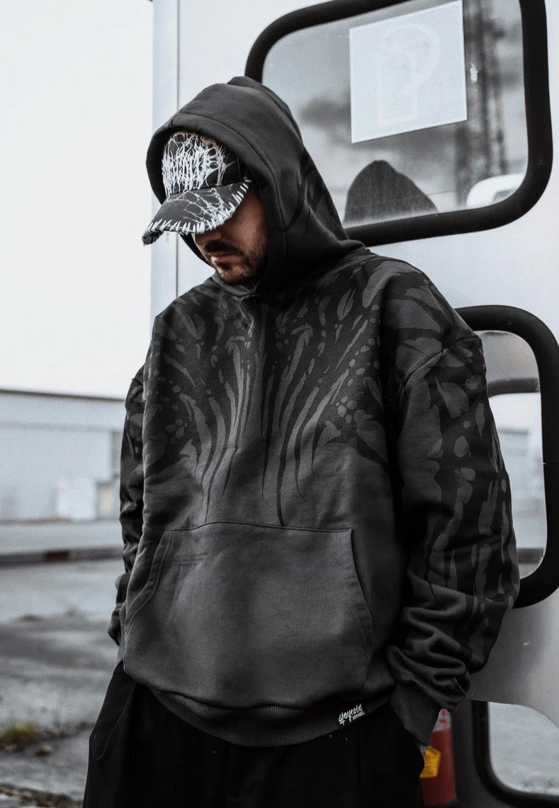 Stay Cold Apparel - Necroblade Heavy Oversized Black - Hoodie