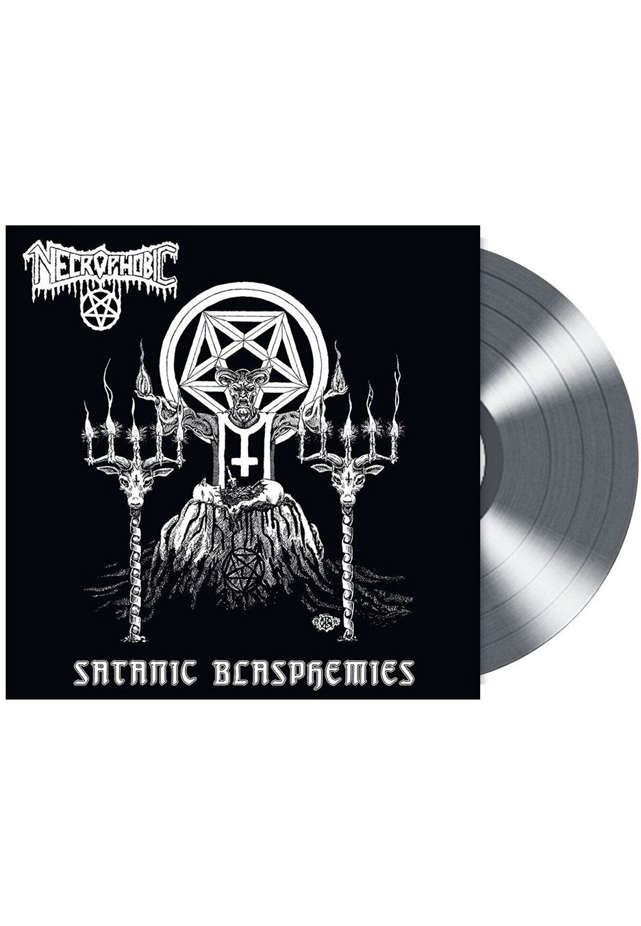 Necrophobic - Satanic Blasphemies (Re-Issue 2022) Silver - Colored Vinyl