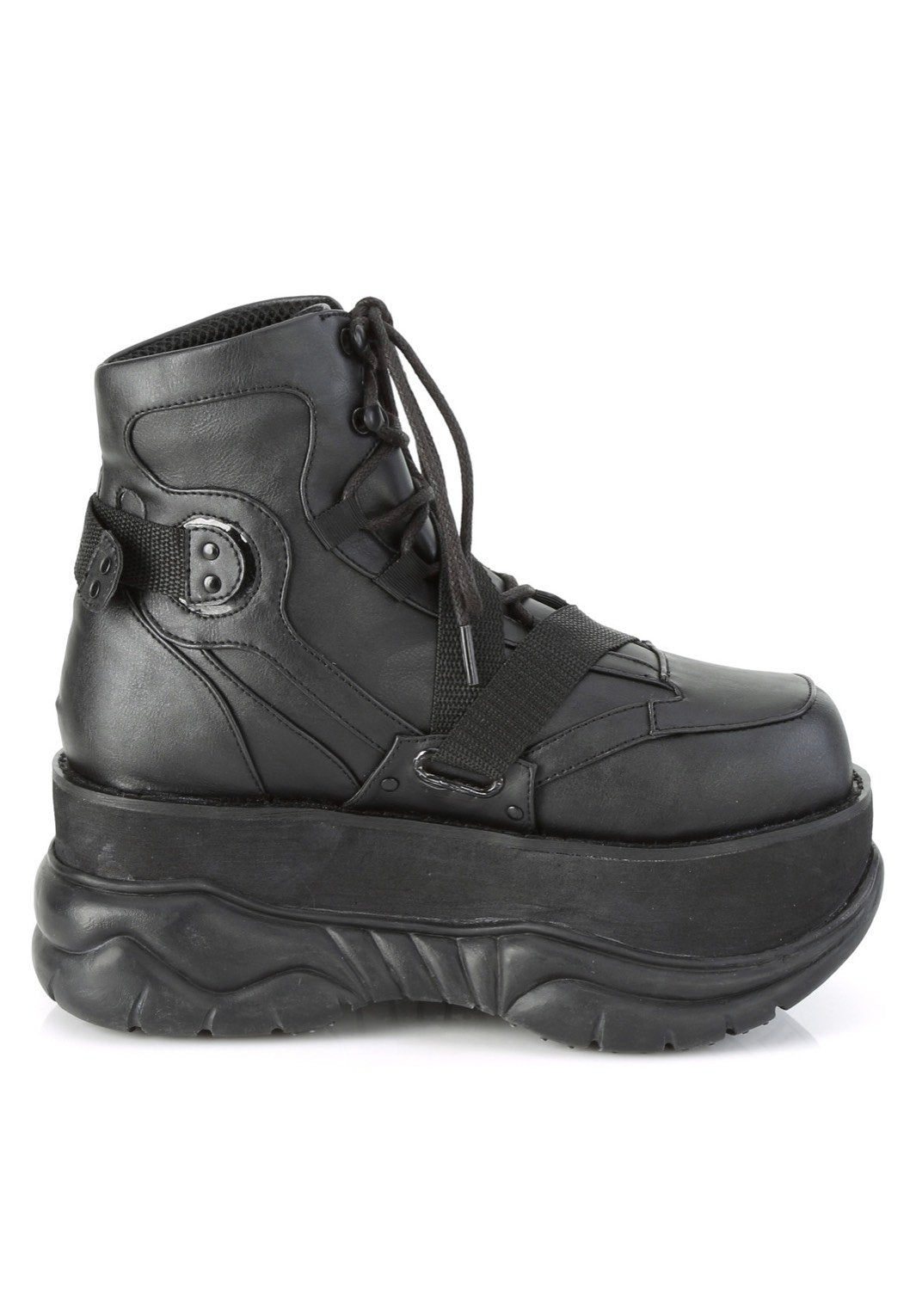 DemoniaCult - Neptune 181 Black Vegan Leather - Girl Shoes