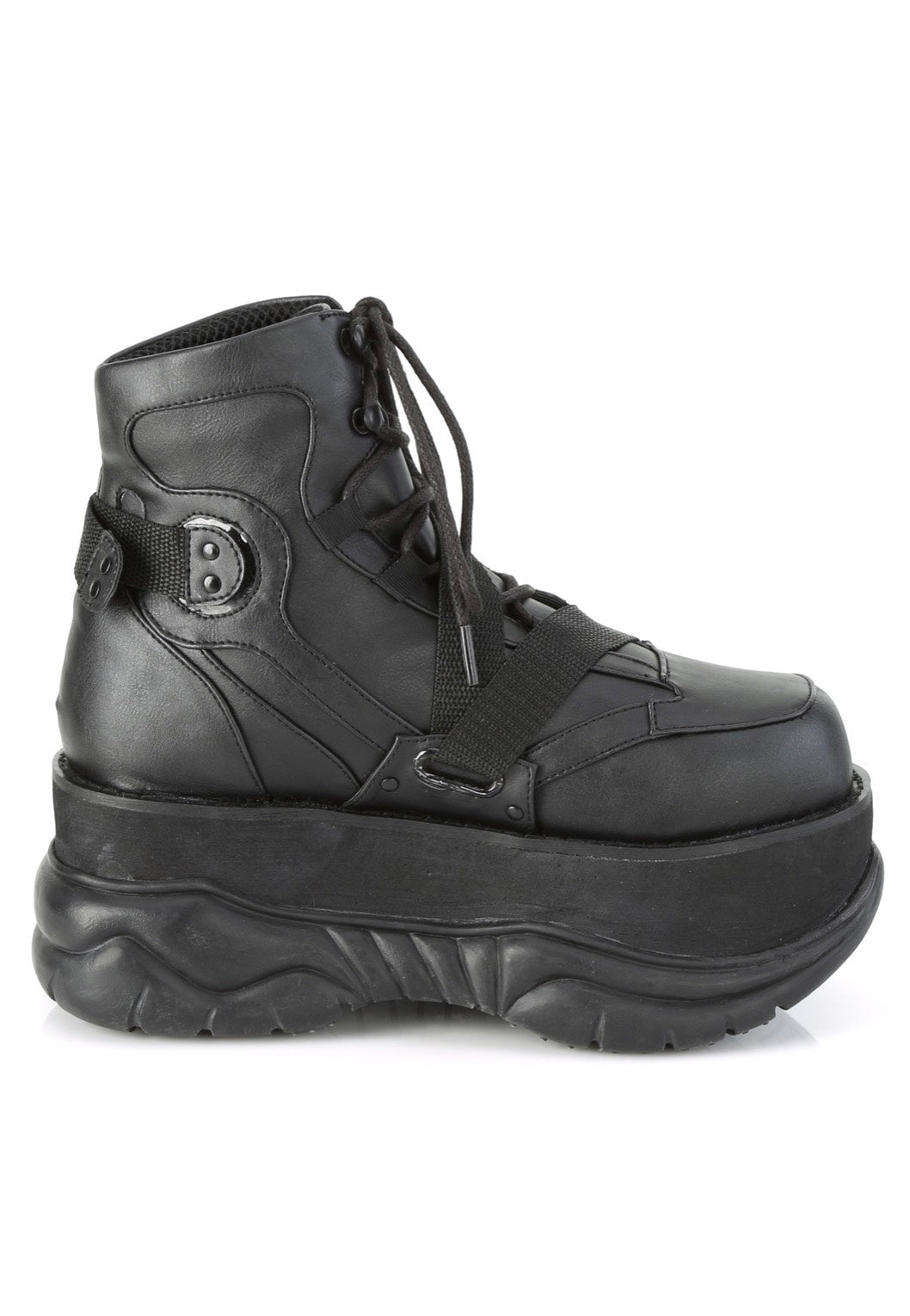 DemoniaCult - Neptune 181 Black Vegan Leather - Girl Shoes | Women-Image