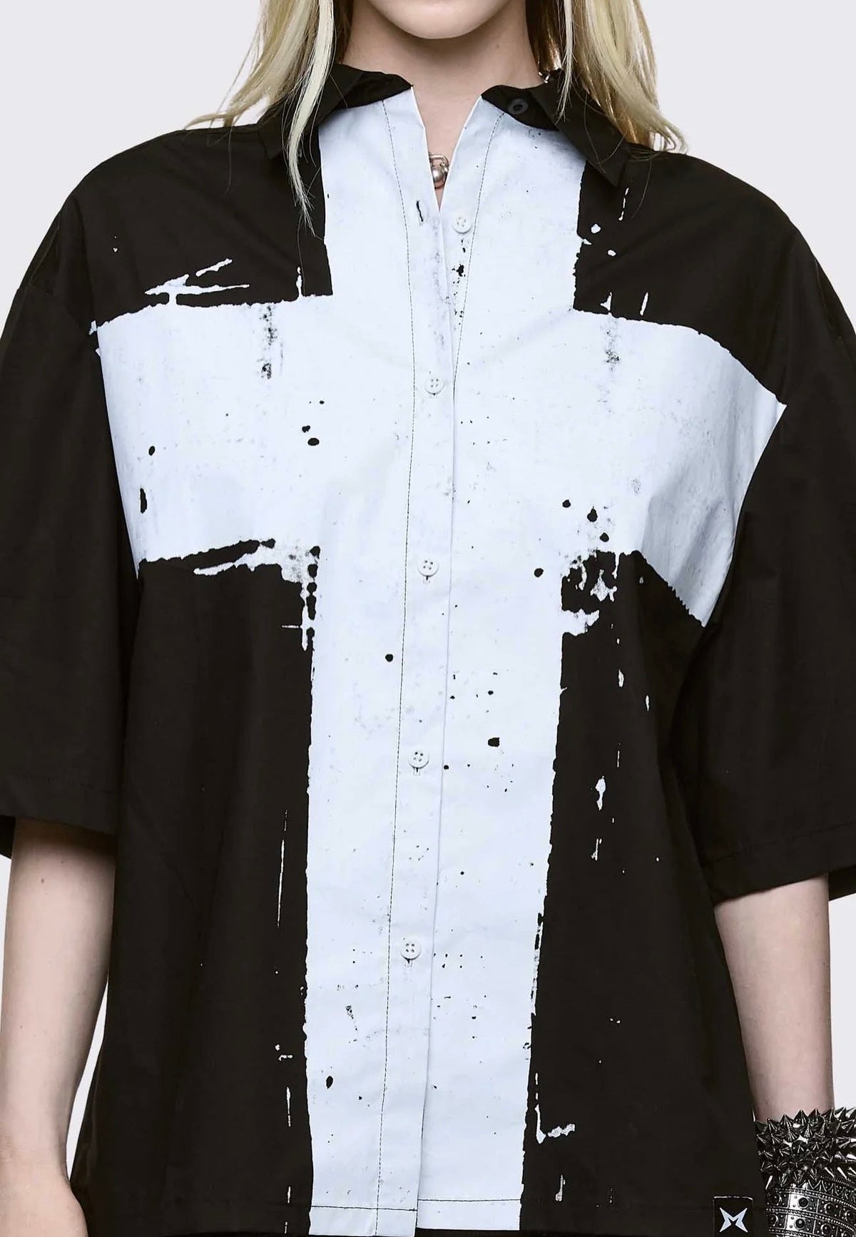 Minga London - Never Saint Black  - Shirt | Women-Image