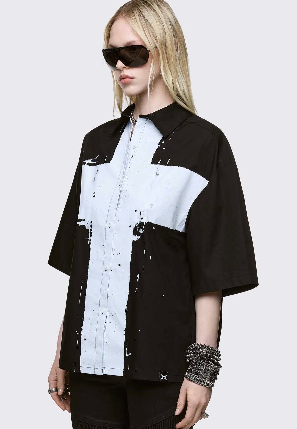 Minga London - Never Saint Black  - Shirt | Women-Image