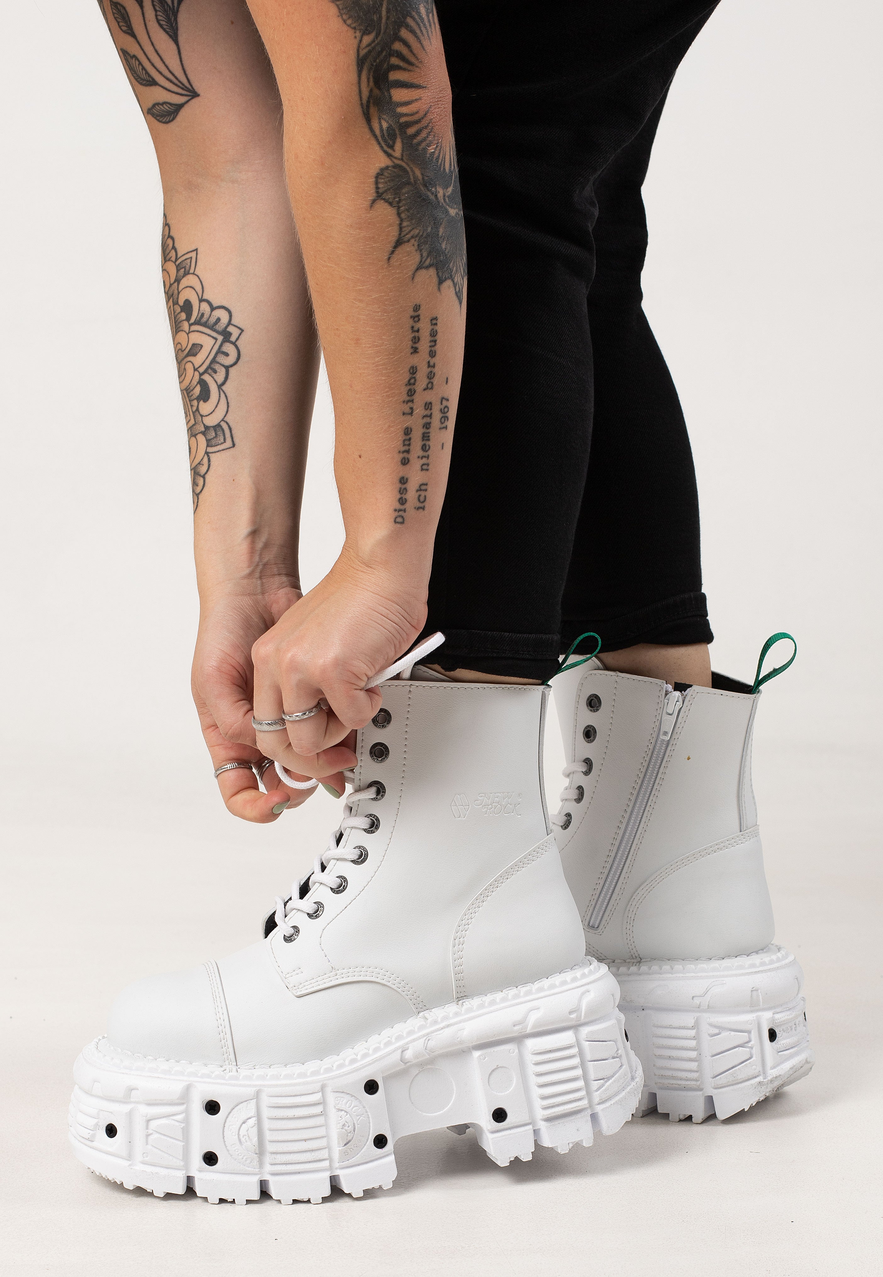 New Rock - M Tankmili 083C V6 White - Girl Shoes | Nuclear Blast