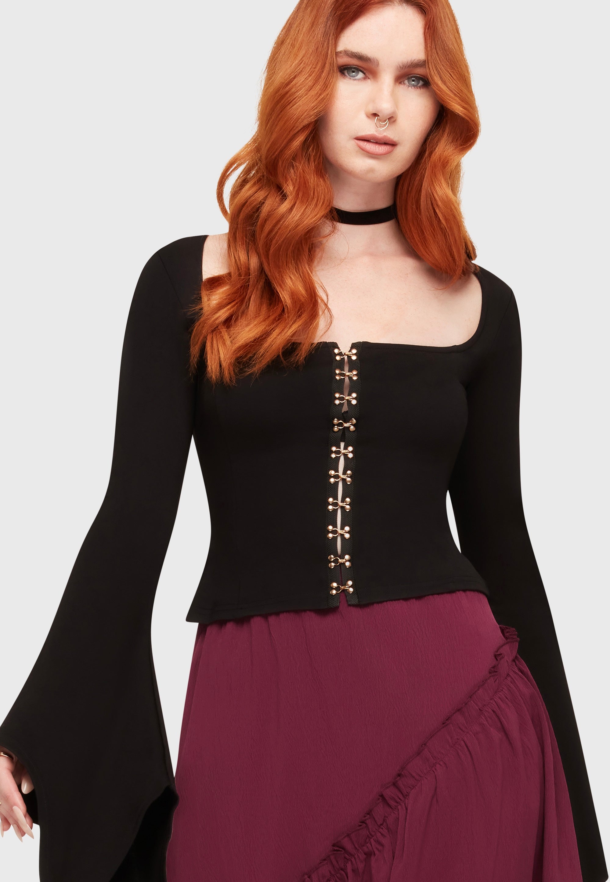 Killstar - Night Empress Black - Top | Women-Image