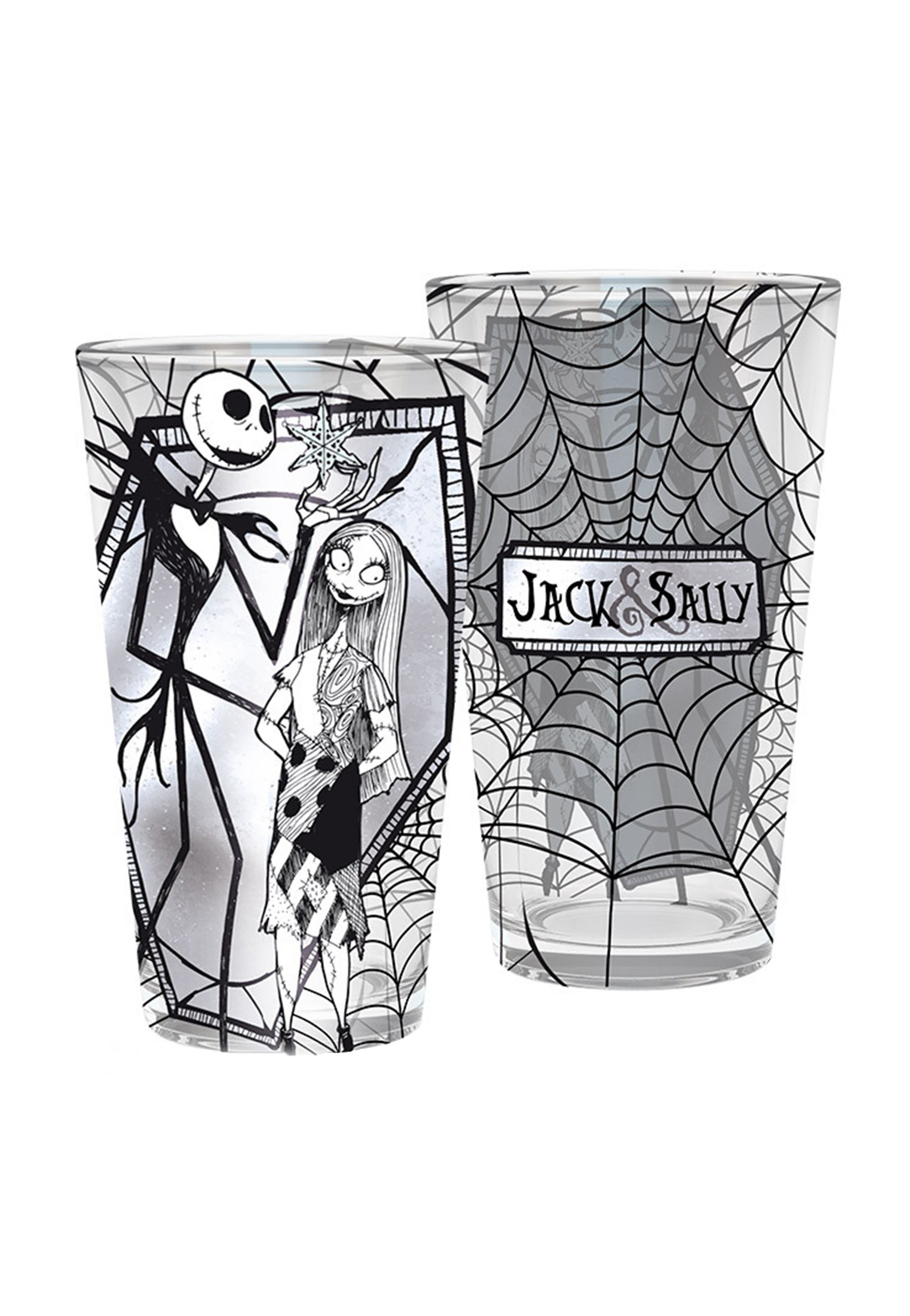 The Nightmare Before Christmas - Jack & Sally - Glass | Neutral-Image