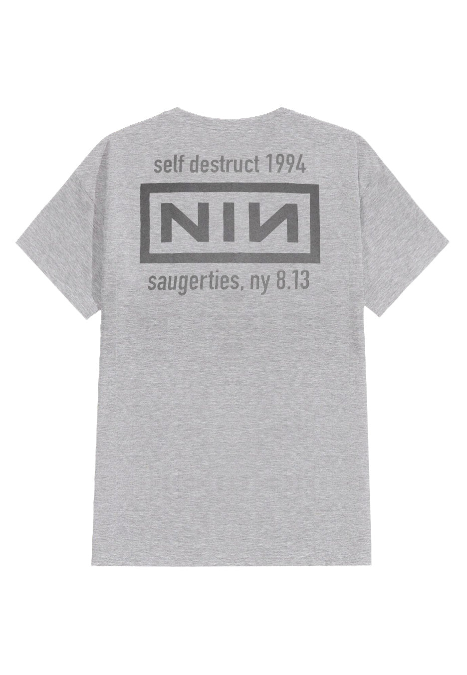 Nine Inch Nails - Self Destruct 94 Grey - T-Shirt | Nuclear