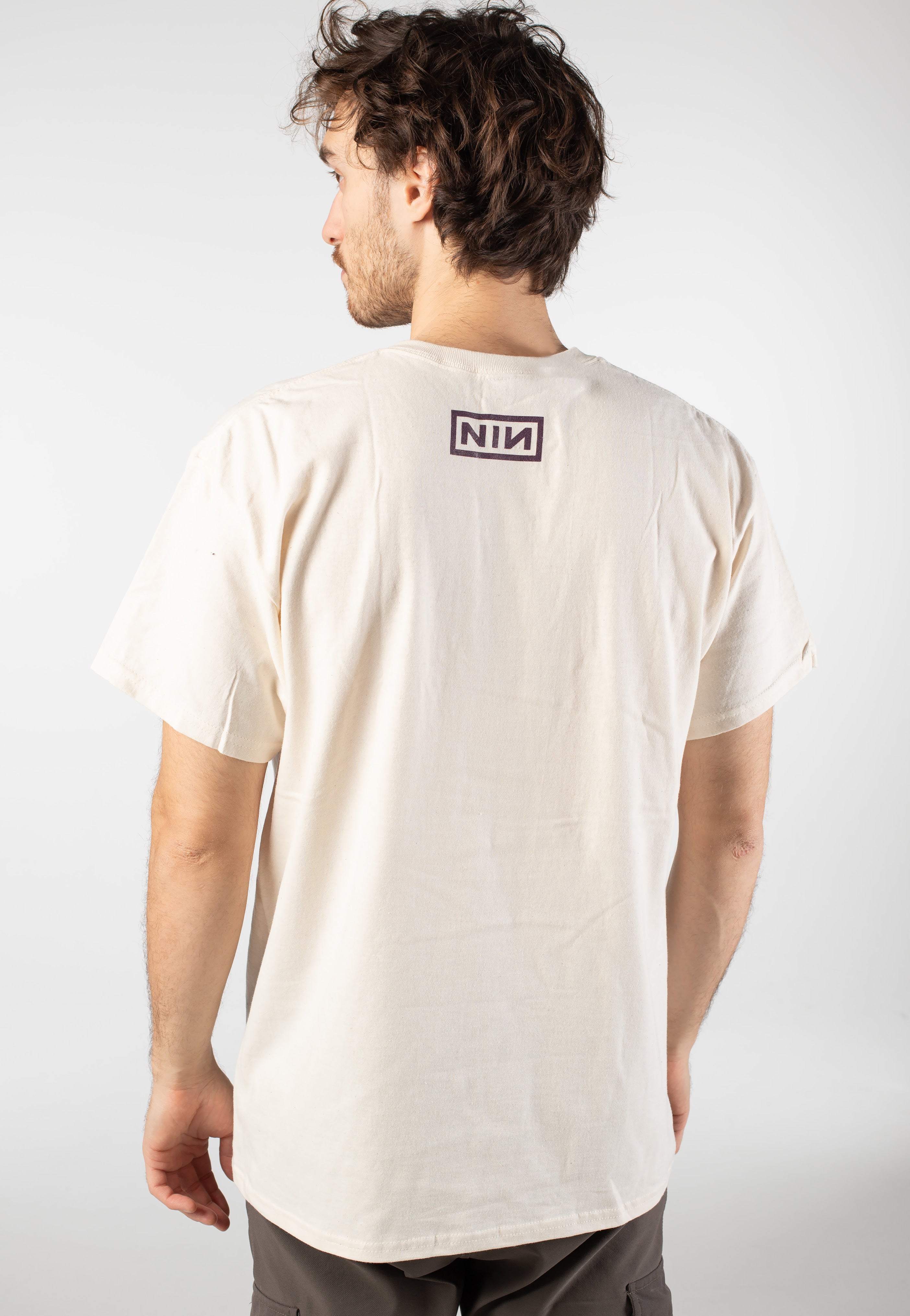 Nine Inch Nails - The Downward Spiral Moth Sand - T-Shirt | Men-Image