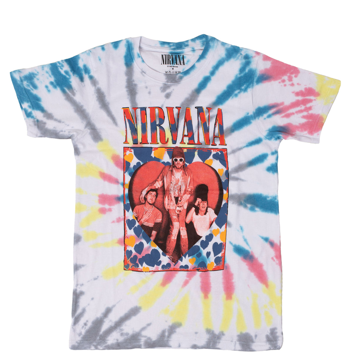 Nirvana - Heart Dye Wash - T-Shirt | Nuclear Blast